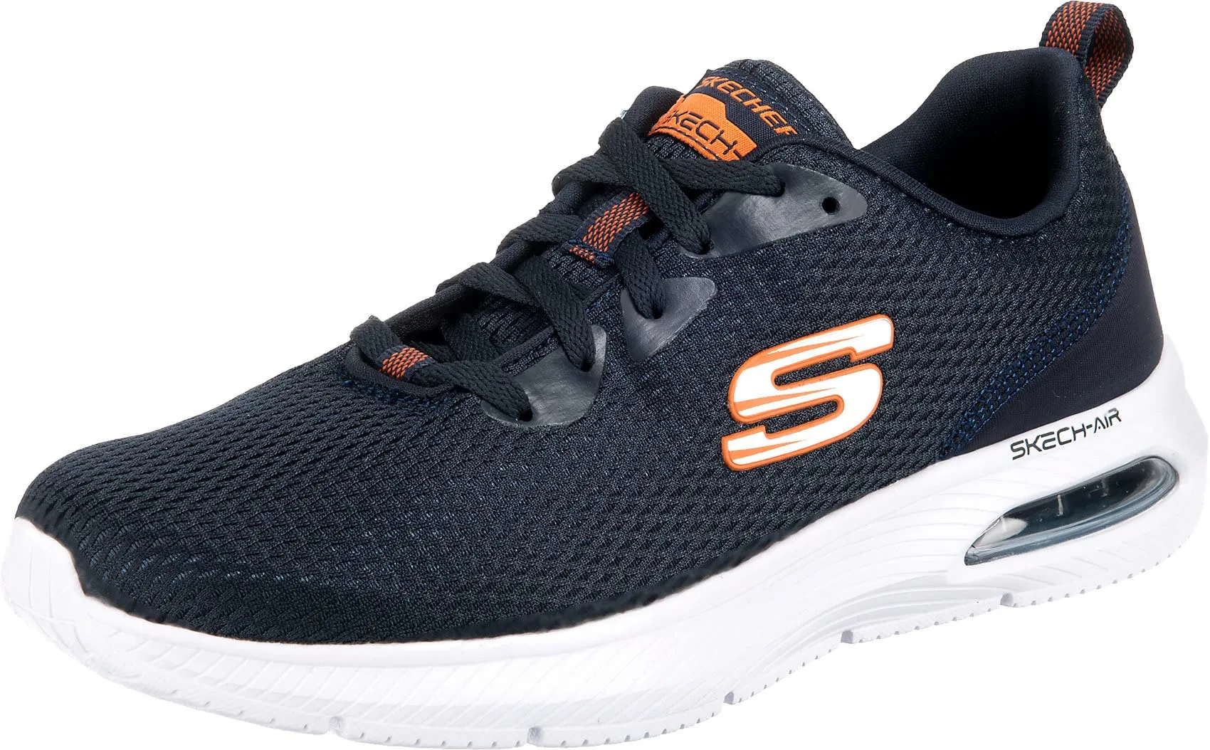 Skechers Dyna-air, Scarpe da Ginnastica Uomo, Blu Navy Mesh Trim Nvy, 43 EU