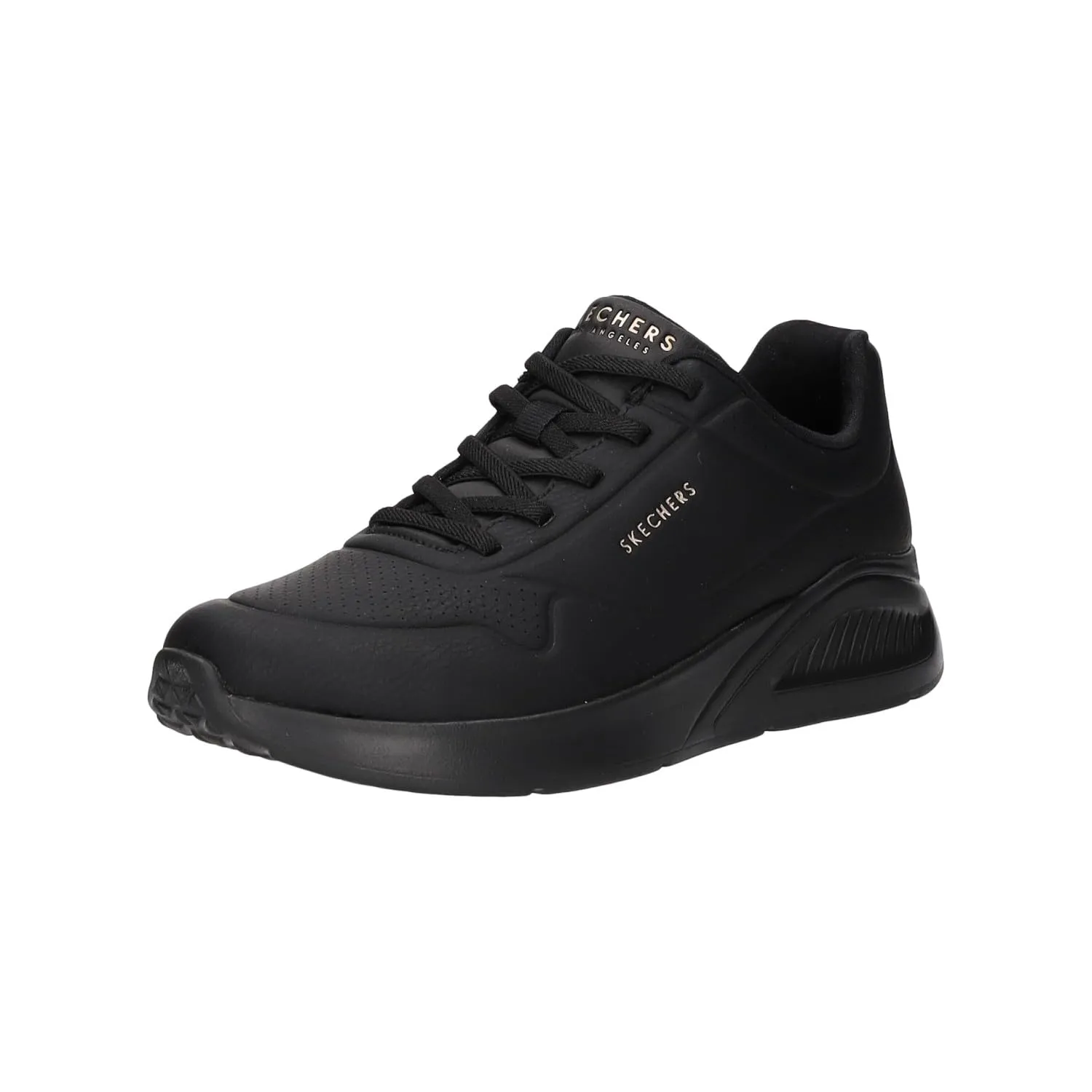 Skechers Lite Work, Scarpe da Ginnastica Donna, Black Duraleather, 40 EU