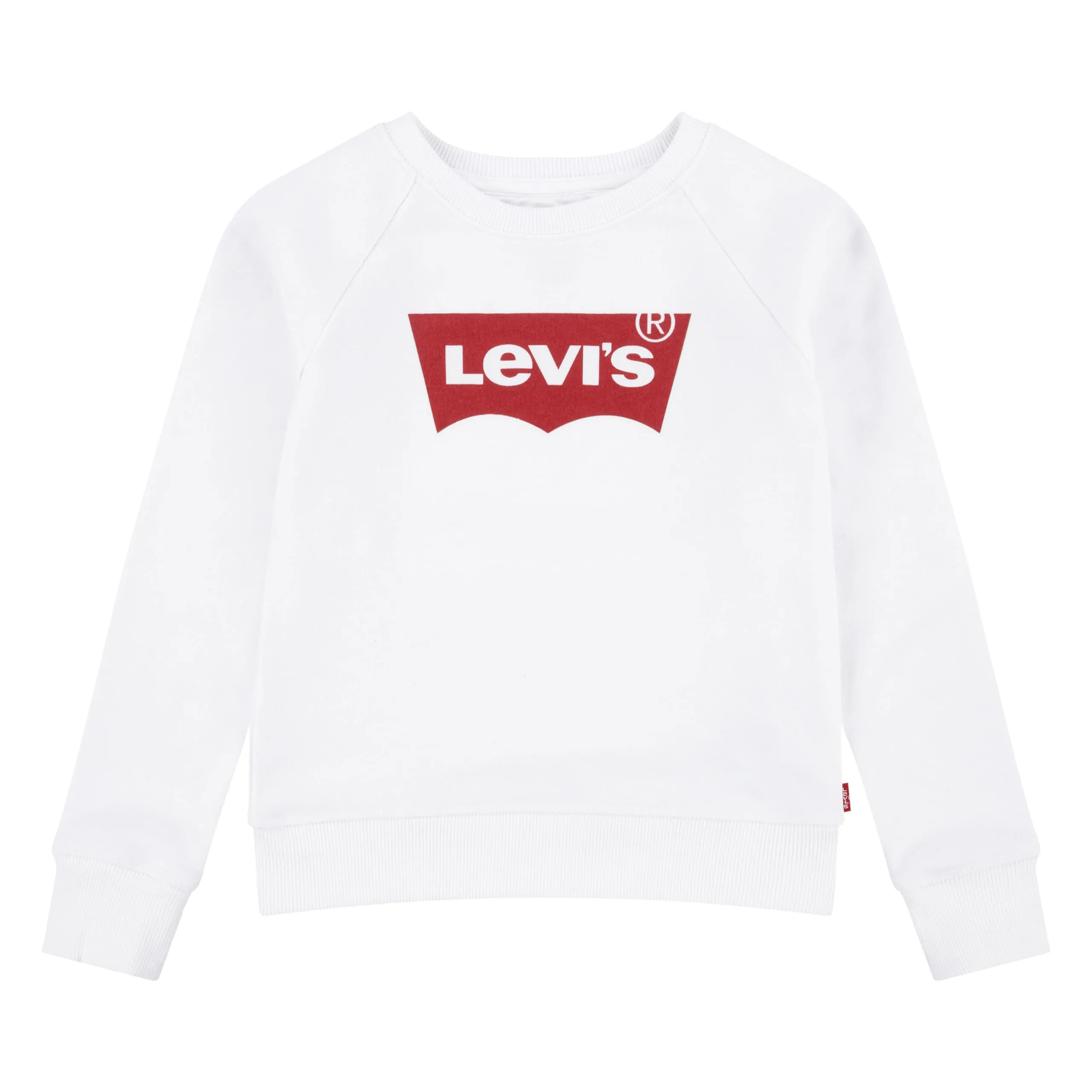 Levi's Lvg Key Item Logo Crew Bambine e Ragazze, Bianco (White), 6 anni