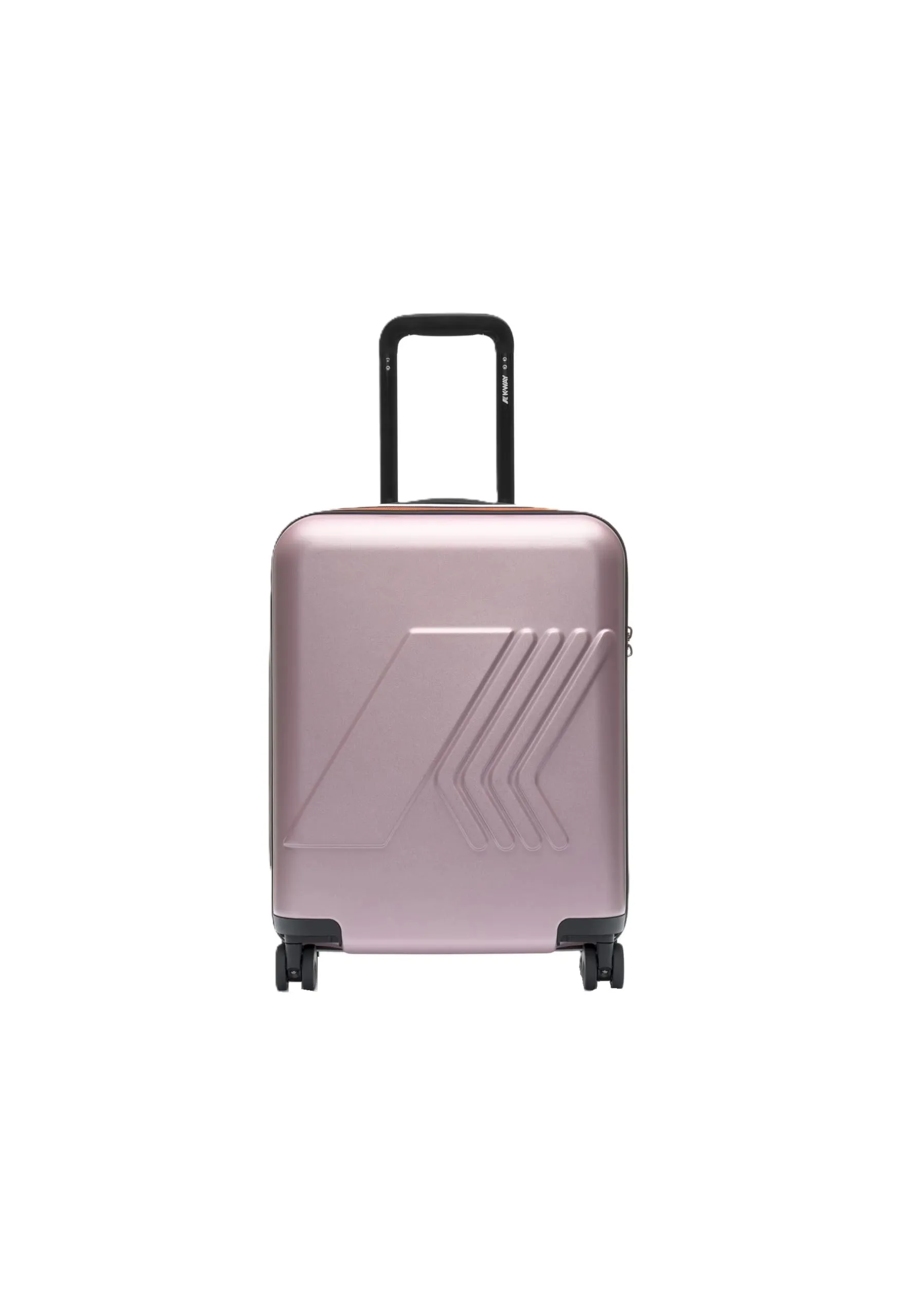 K-Way Trolley in Policarbonato, Rosa, 55 x 38 x 22 cm, 39L, 4 Ruote Spinner, Chiusura TSA