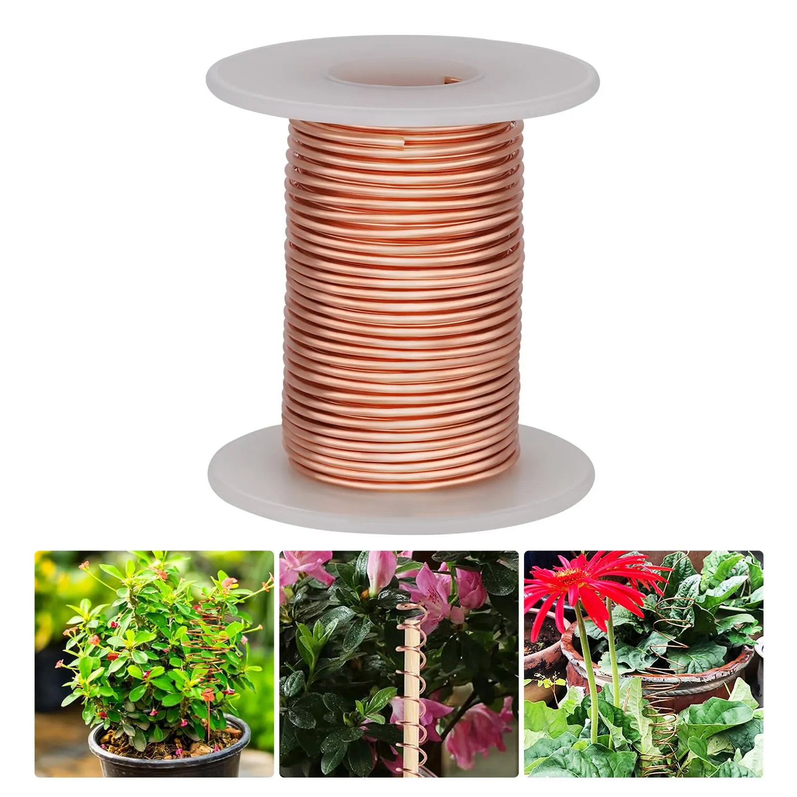 Filo di Rame, Filo Rame Puro Nudo per Gioielli, Elettrocoltura, Spessore 16 (1,3 mm), 10 Metri
