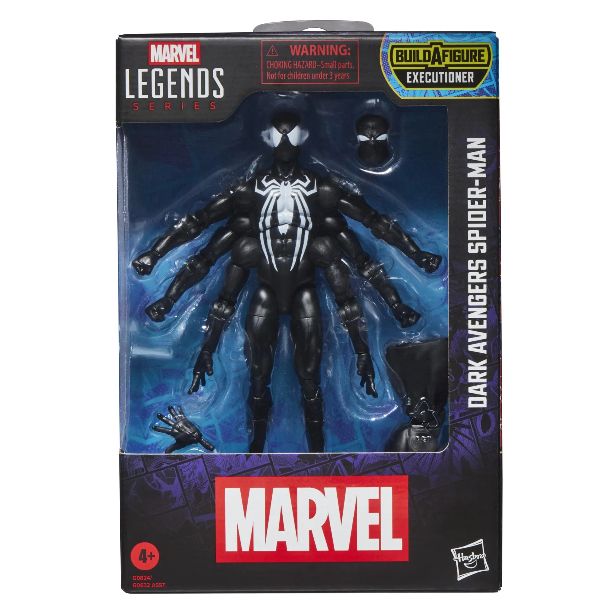 Hasbro Marvel Legends Series - Spider-Man Dark Avengers, action figure ispirata ai fumetti degli Avengers