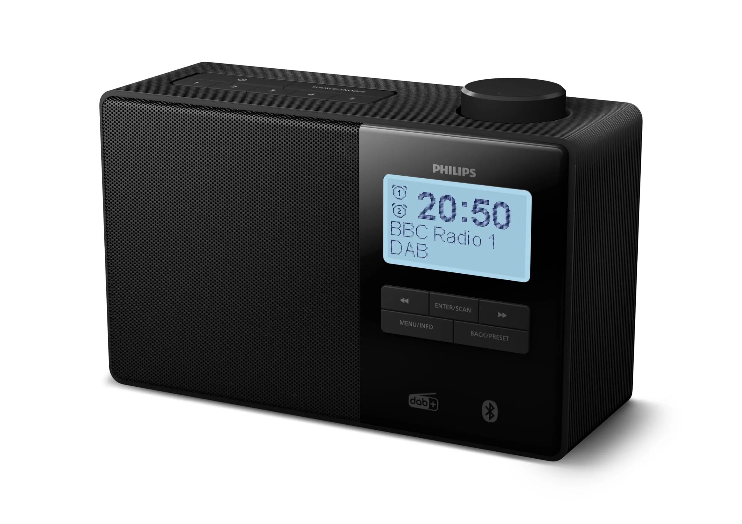 Philips TAR5600 Radio DAB/FM FM con USB e Bluetooth, realizzata in materiale PCR sostenibile