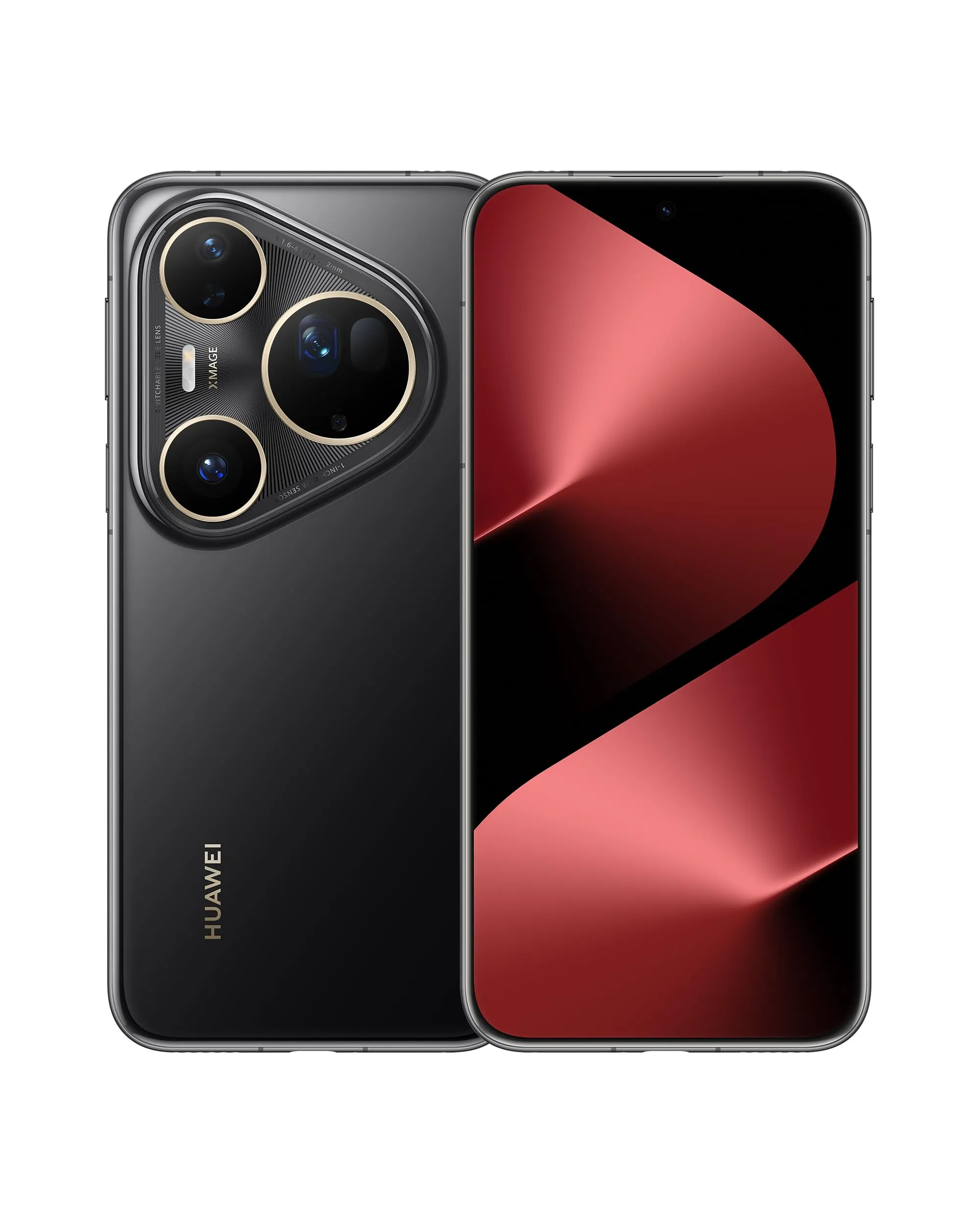 HUAWEI Pura 80 Ultra Smartphone 16GB+512GB, Doppio Teleobiettivo, Fotocamera HDR Ultra Lighting da 1 pollice, Eliminazione del Rumore AI, 5170 mAh e Doppia SuperCharge, Golden Black