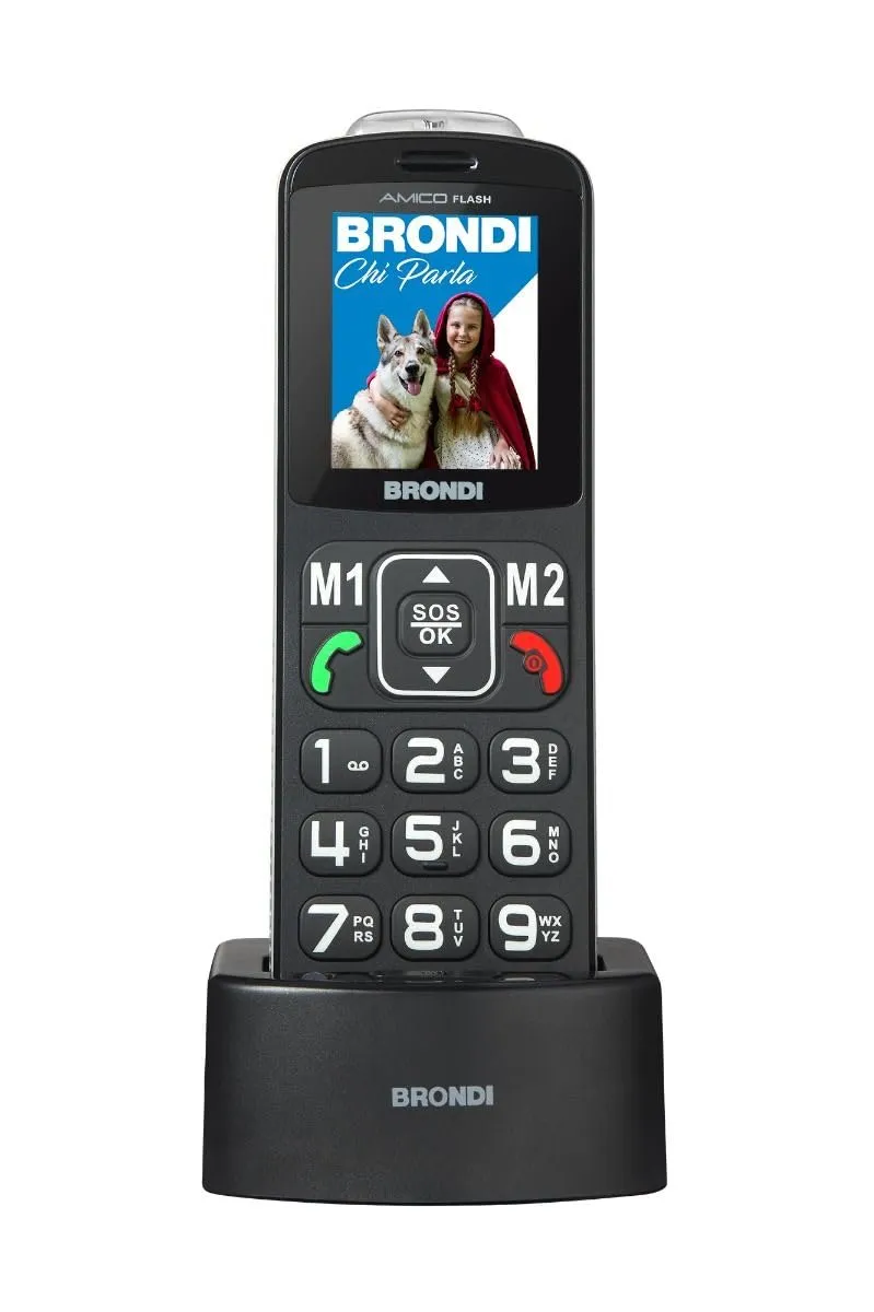 Brondi Telefono Amico Flash Black