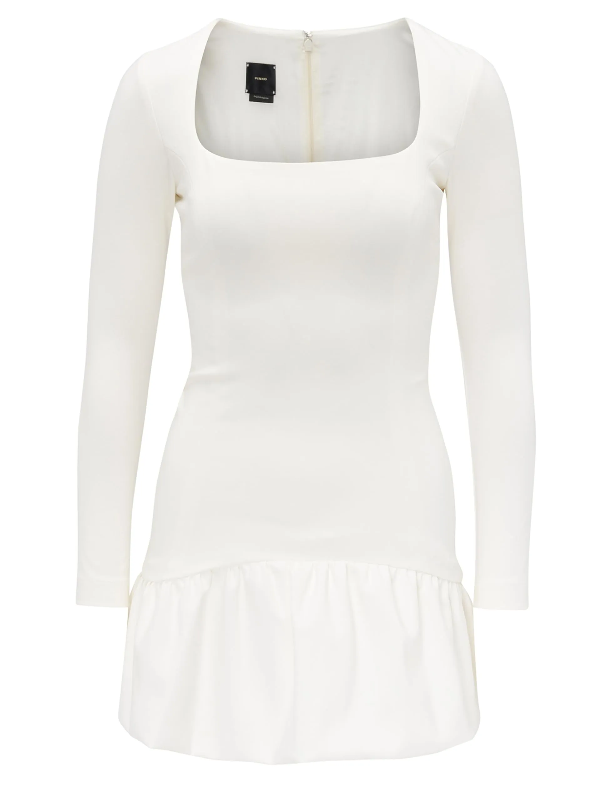 Pinko Abito Acetosella in Viscosa Bianco, 42