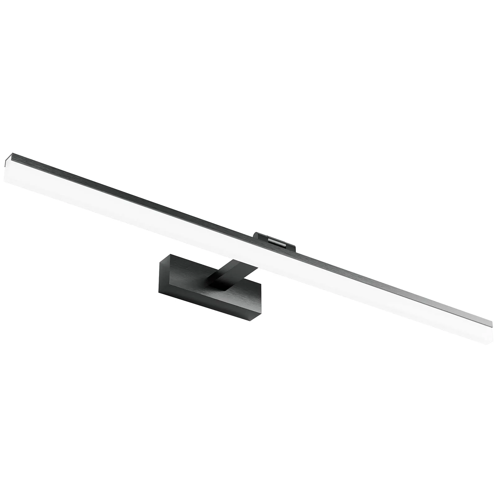 Klighten Lampada Specchio Bagno 24W 80CM Impermeabile IP44, LED Bianco Freddo 6000K 1170LM Luce 180°Regolabile, Non Dimmerabile
