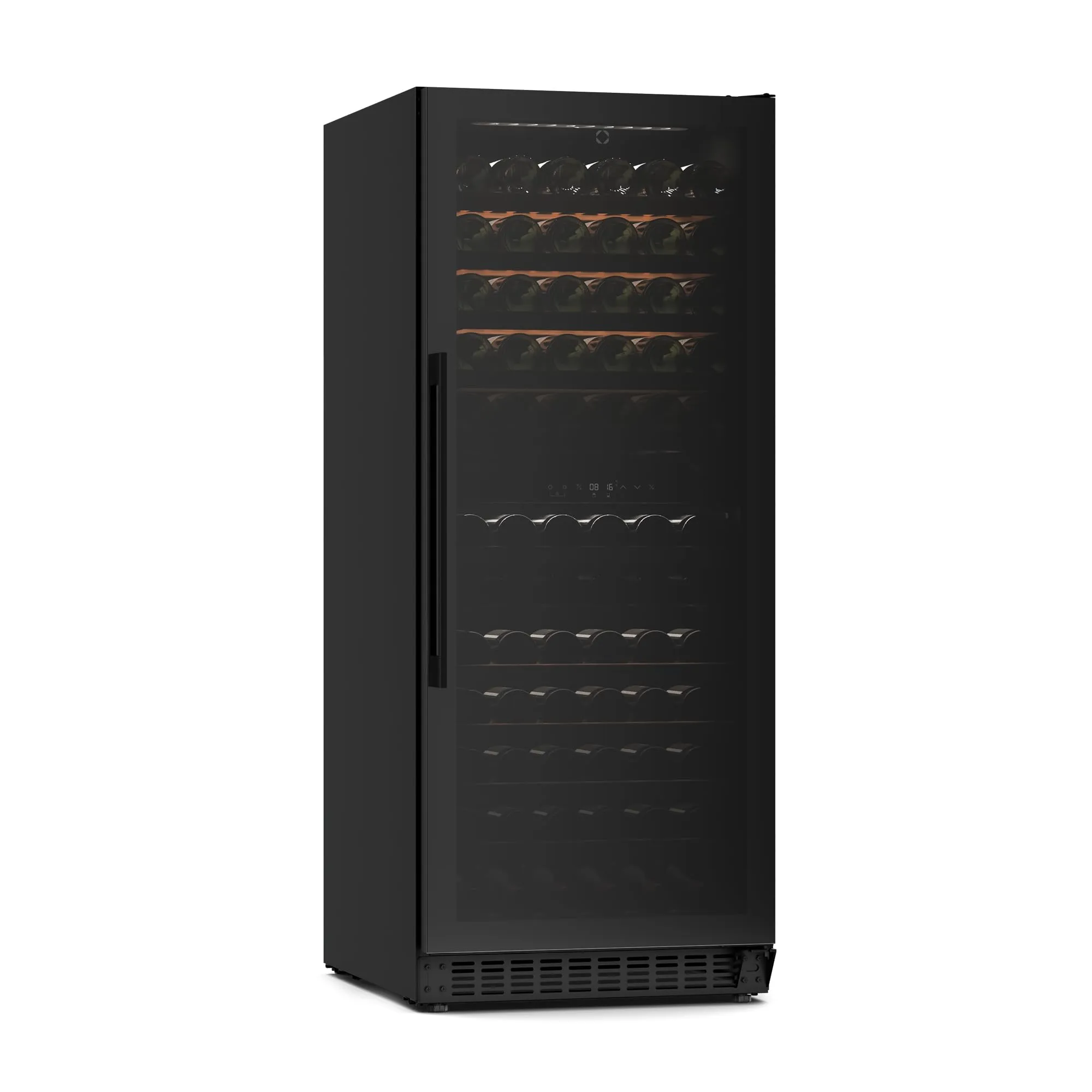 Klarstein Velaire Cantinetta per Vino Doppia Temperatura - 17 Bottiglie, 2 Zone 5-22°C, LED, Touch, Incasso o Libera Installazione, Cantina Frigo per Vino