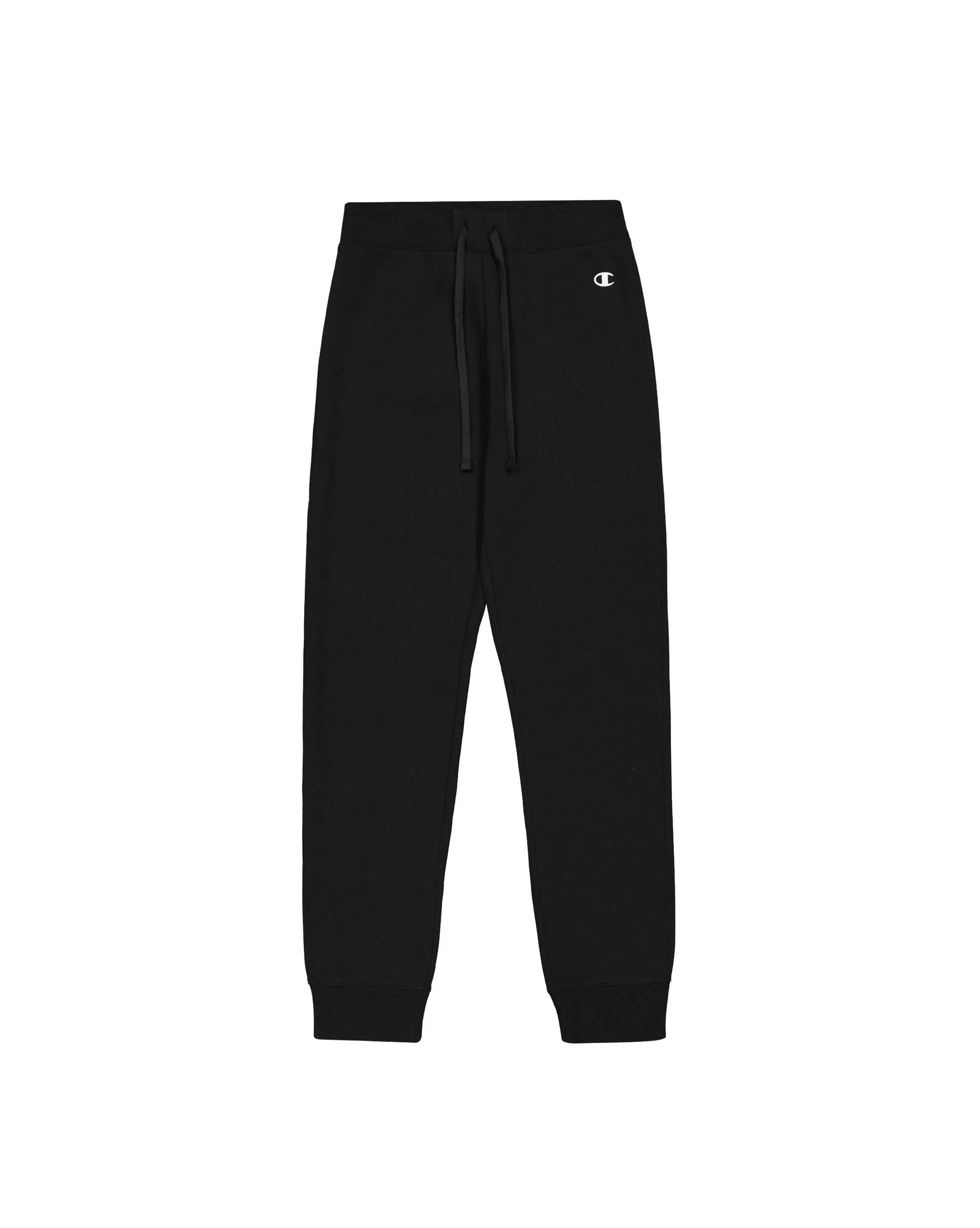 Champion Legacy Legacy Basics W - Light Powerblend Fleece Rib Cuff Pantaloni da Tuta, Nero, Donna FW23