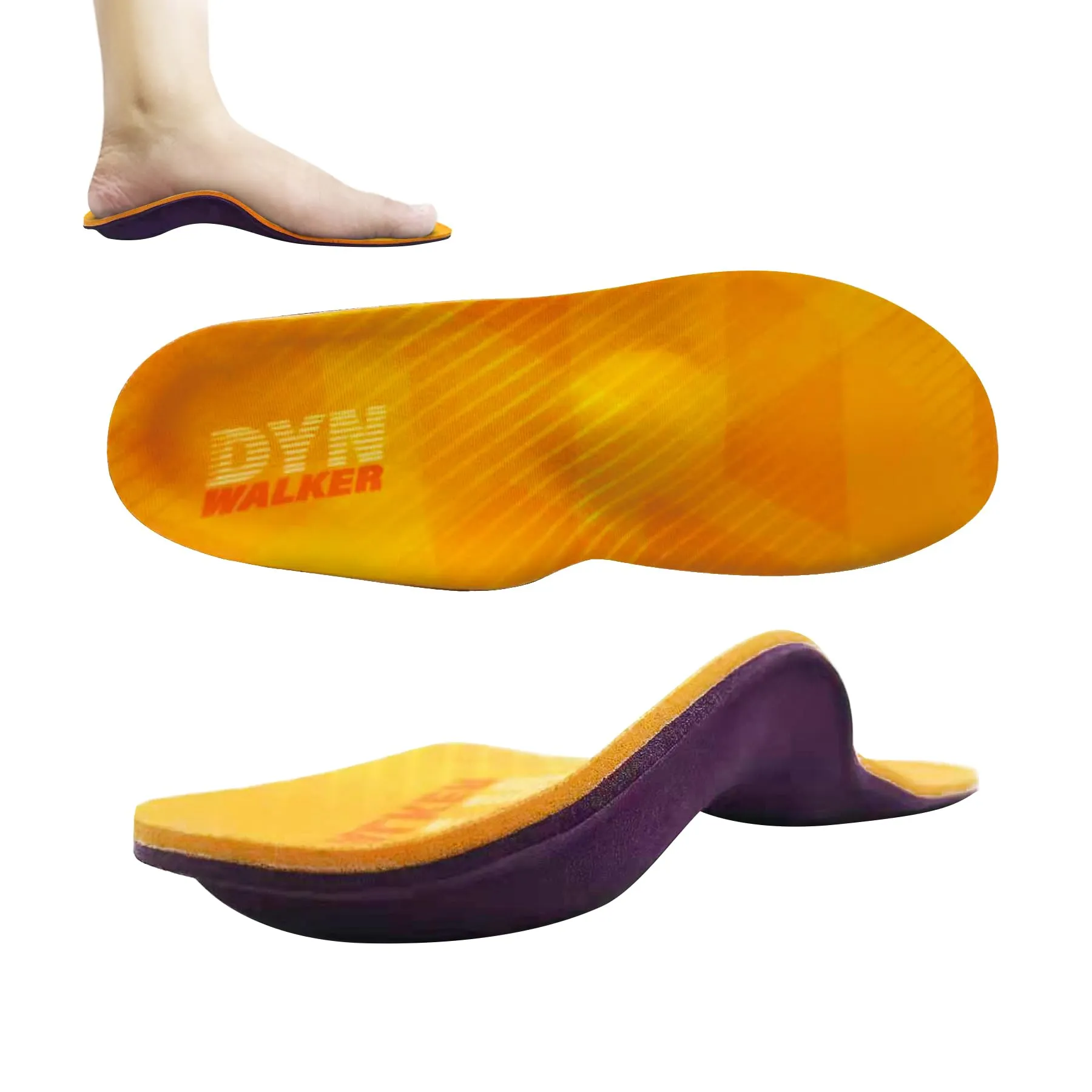 Plantari per Spina Calcaneare, DynWalker Solette Metatarsalgia, per Fascite Plantare, Piede Piatto, Tendinite Piede, Antipronazione, L