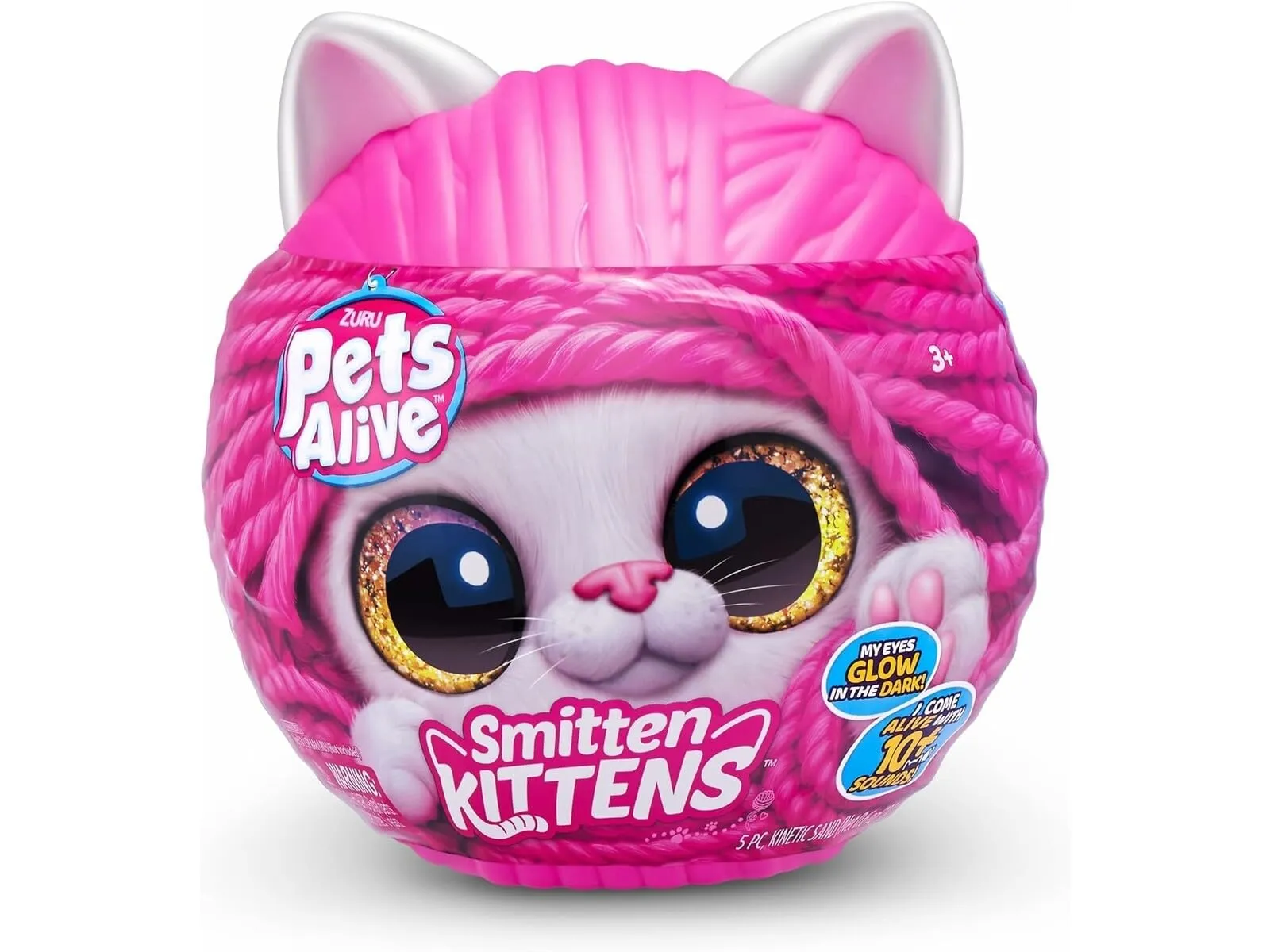 Peluches Interactives - ZURU - Smitten Kittens S1 - 8 chatons a collectionner avec sons et biberon