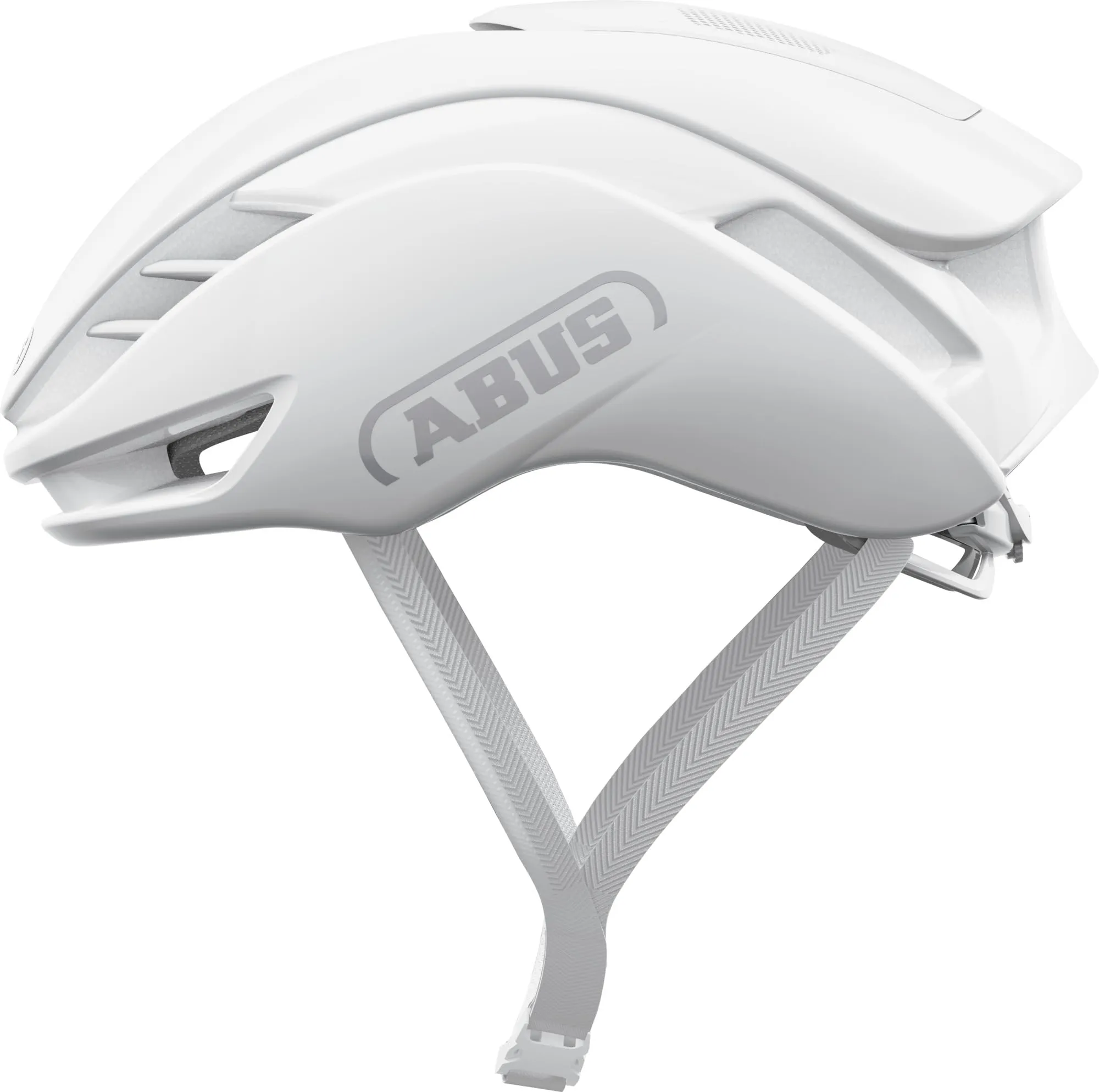 ABUS Gamechanger 2.0, Casco da Bicicletta Unisex Adulto, Bianco (Pure White), L (57-61 cm)