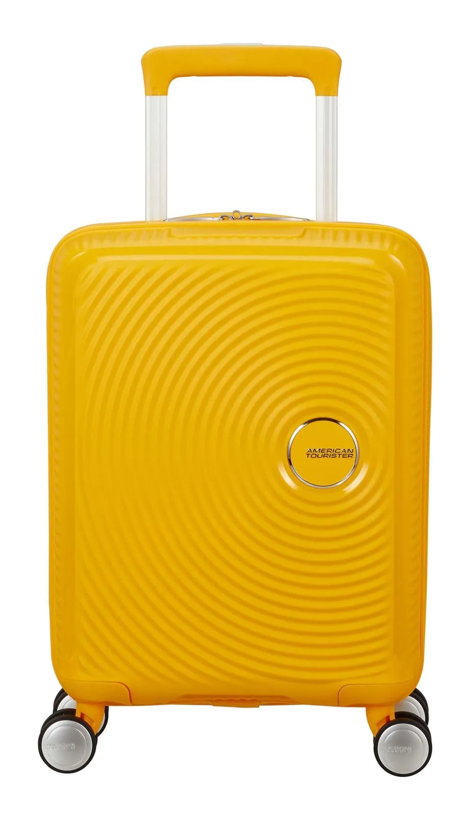 American Tourister Soundbox Mini - Spinner XS, potatura per bambini, 47 cm, 22 L, Giallo (Golden Yellow)