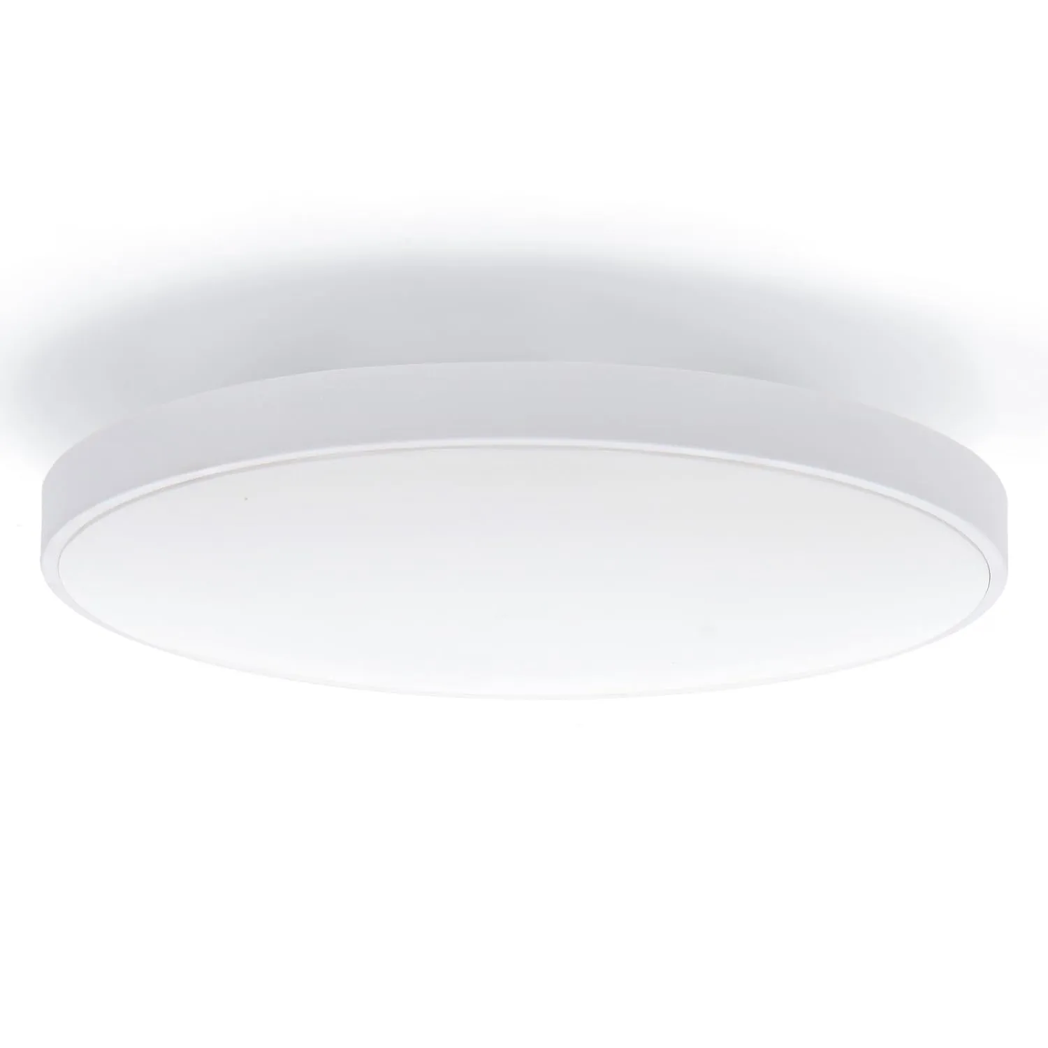 M Ledme - Plafoniera a LED 50W, Lampada da soffitto per bagno IP44, 5.000 lumen, Luce Colore Neutro (4500K) per Bagno, Cucina, Balcone