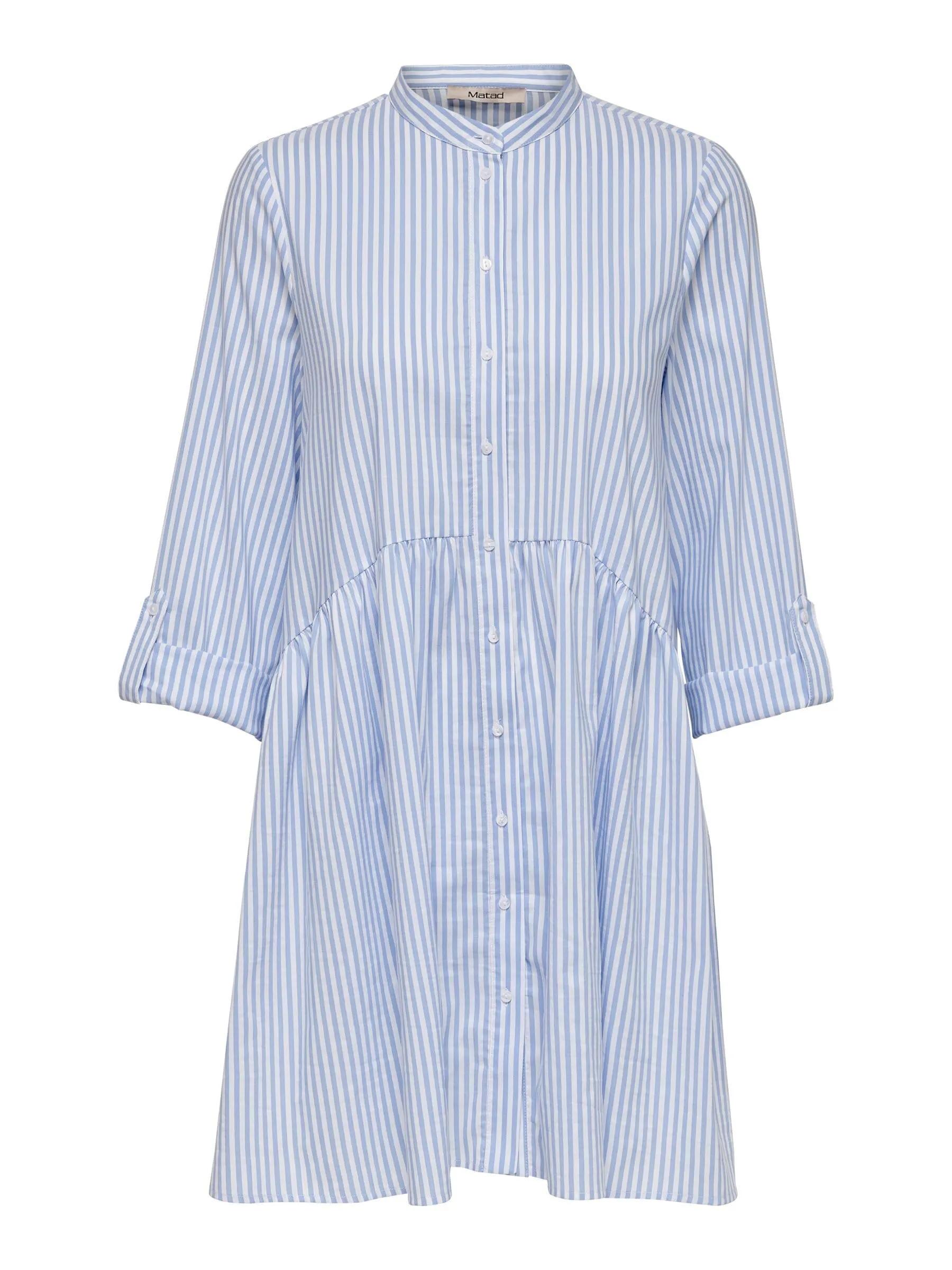 ONLY Onlditte Life Stripe 3/4 Dress Noos Wvn Vestito, Cloud Dancer, 36 Donna