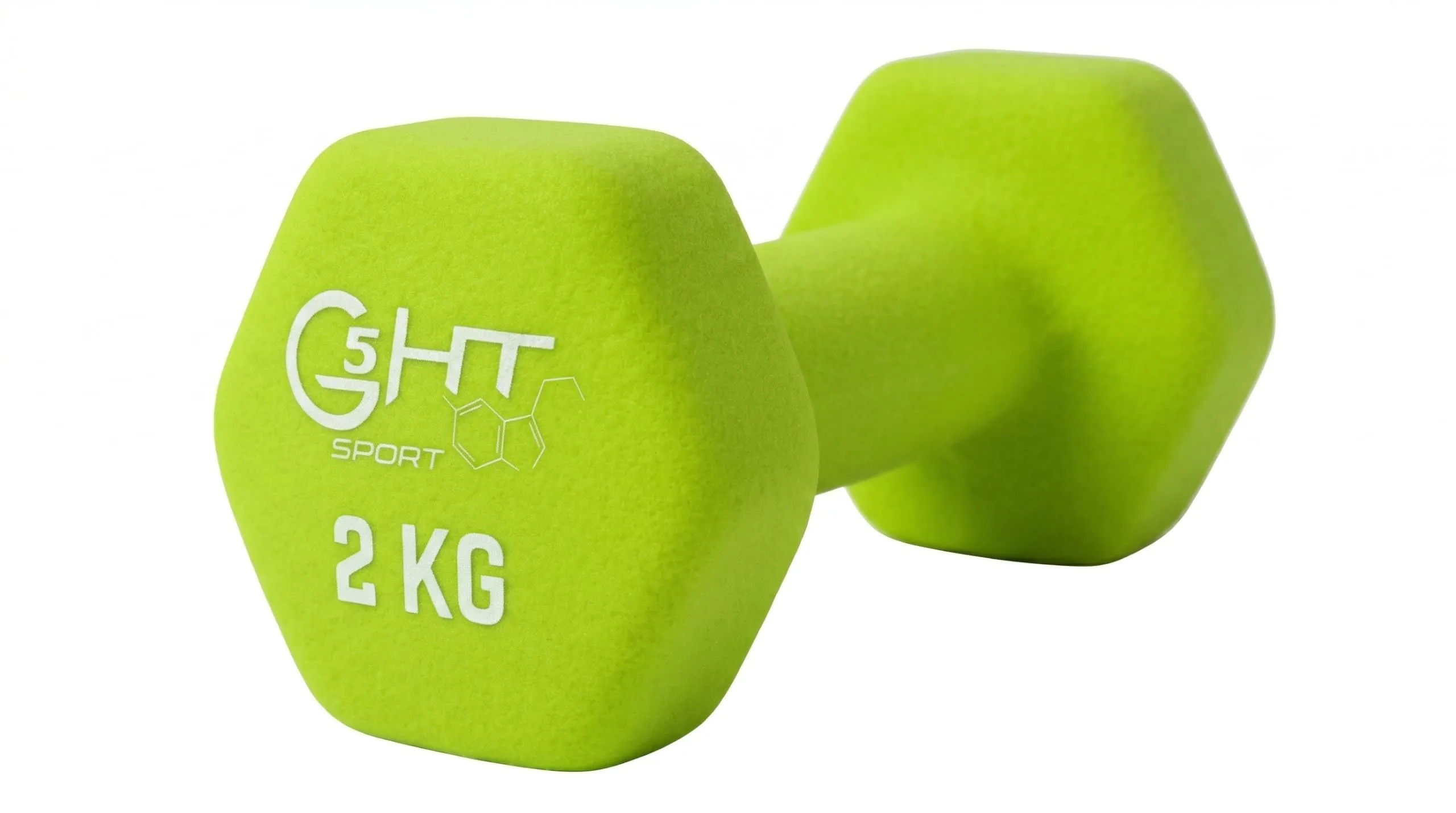 G5 HT SPORT Manubri O Manubrio in Neoprene da Palestra E Home Gym Antiscivolo da 0.5 a 6 kg Coppia O Singolo (1 x 2 kg)