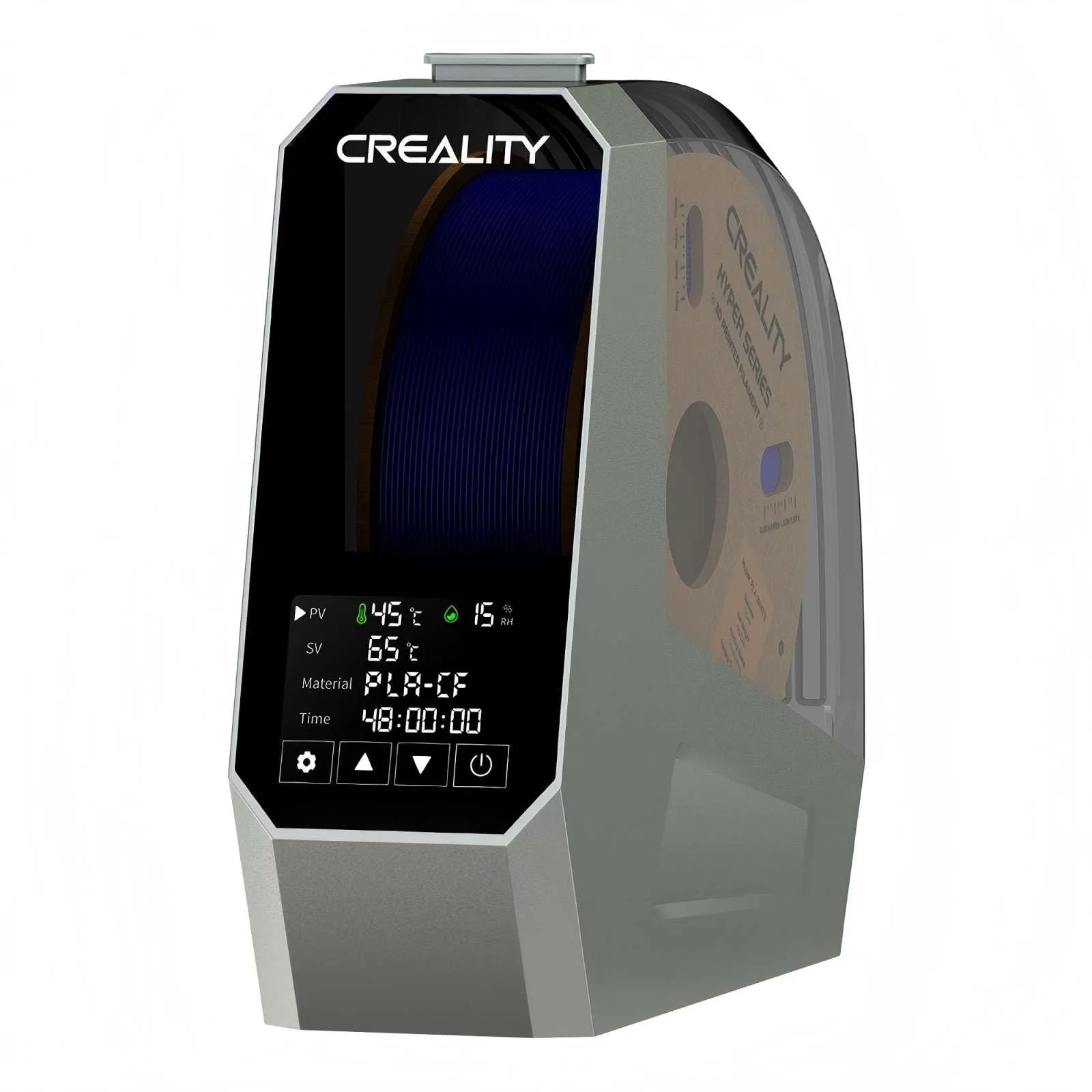 Creality Space Pi Essiccatore per Filamento, Porta-filamento Stampante 3D, Doppio Riscaldamento a 360° con Vento e Schermo Tattile Aggiornato, per PLA PETG ABS TPU Nylon da 1,75/2,85/3 mm