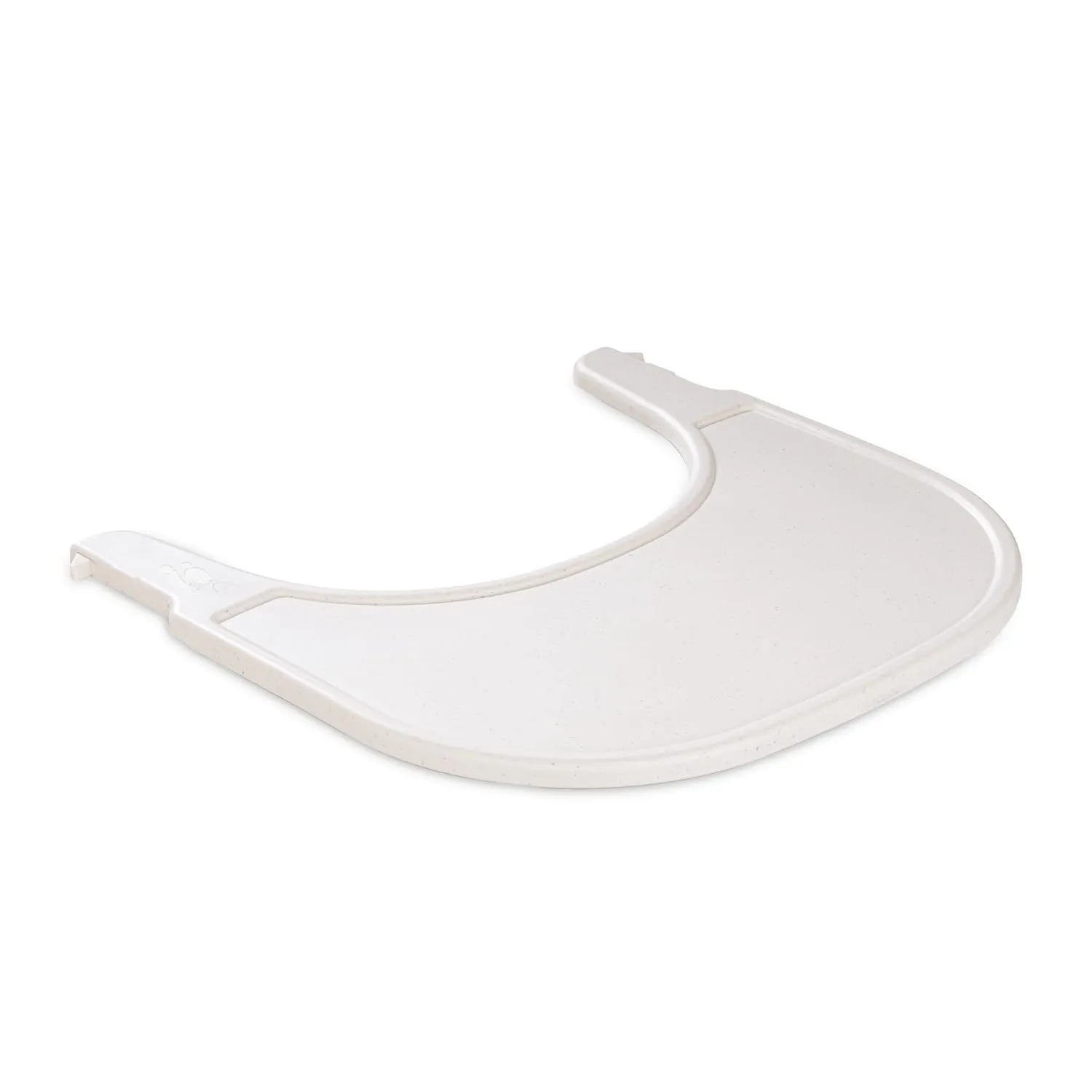 hauck Vassoio Seggiolone Pappa Alpha Click Tray - Tavolino Bambini in Materiale Riciclato Cert. GRS, Facile da Fissare per Seggiolone Legno Alpha+ o Beta+ - Beige, Puntinato
