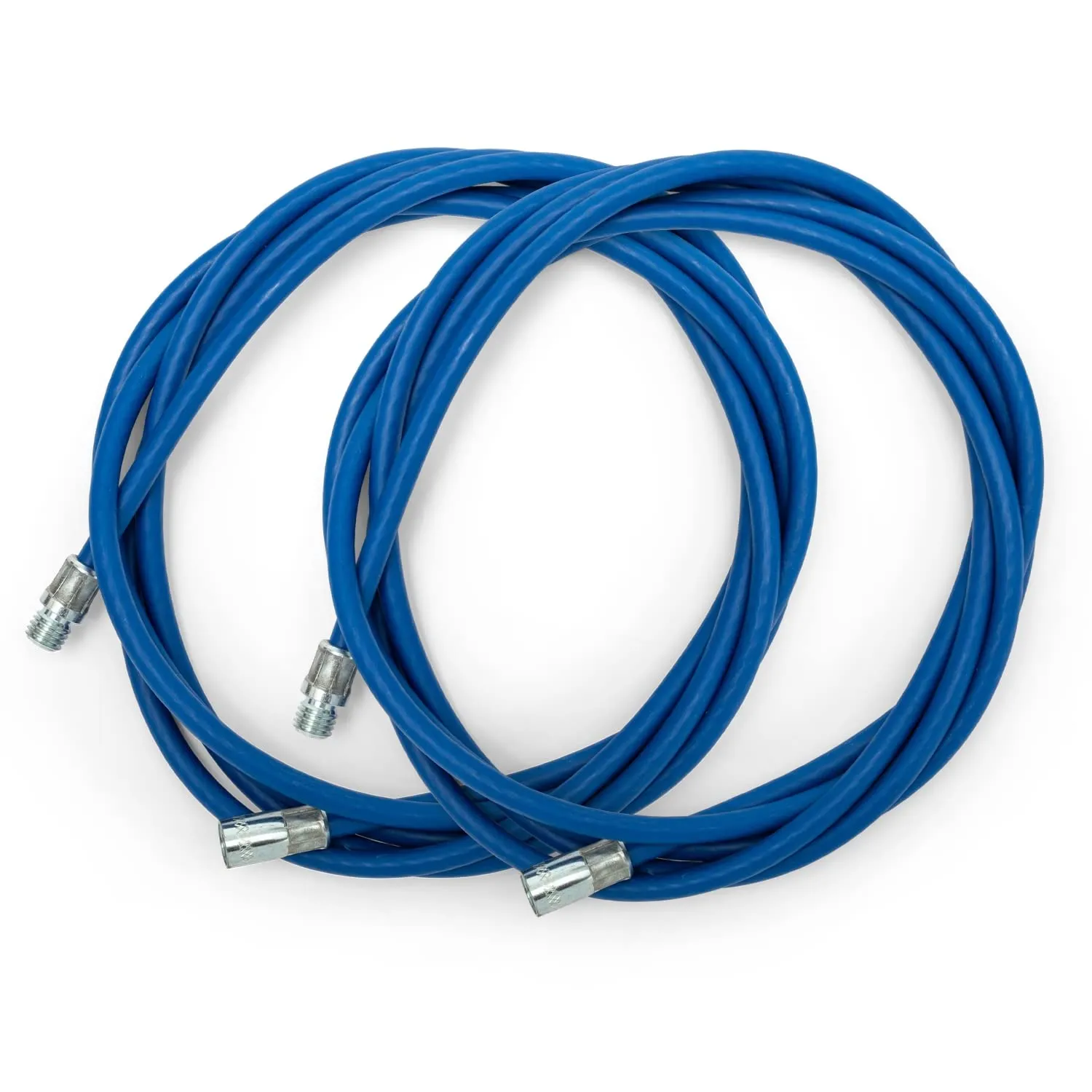 BARETTO | Prolunga per Pulizia Stufa a Pellet, 6 Metri, Blu, Acciaio Rivestito | Flessibile, Curvatura 90°, Compatibile Kit Baretto | Accessorio per canne fumarie
