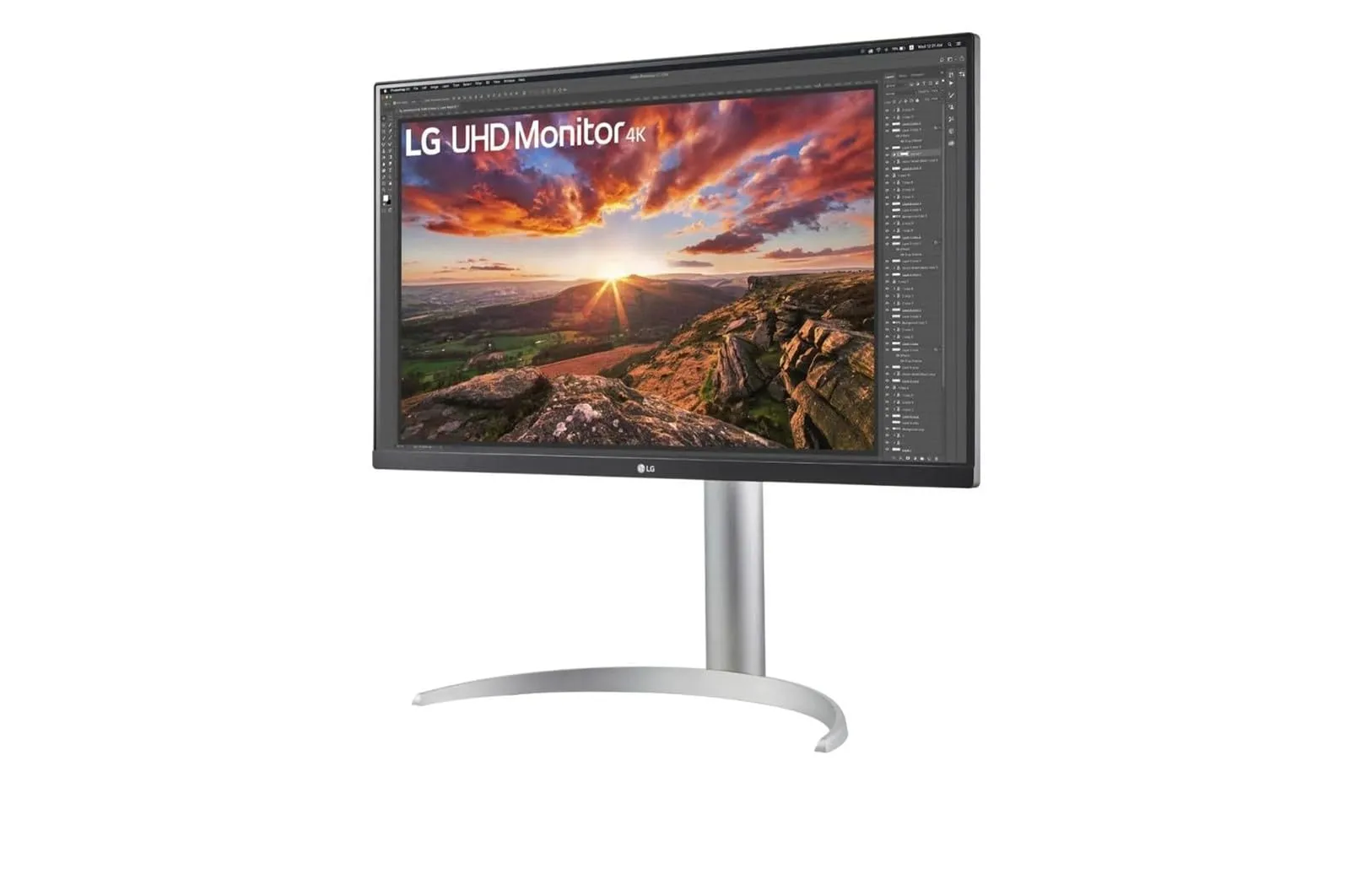 LG Ultrafine™ 27UP850K-W Schermo PC 4K da 27" - Lastra IPS risoluzione UHD (3840 x 2160), 5ms GtG 60Hz, DisplayHDR™ 400, DCI-P3 95% (CIE1976), modalità di lettura, inclinabile, regolabile in altezza