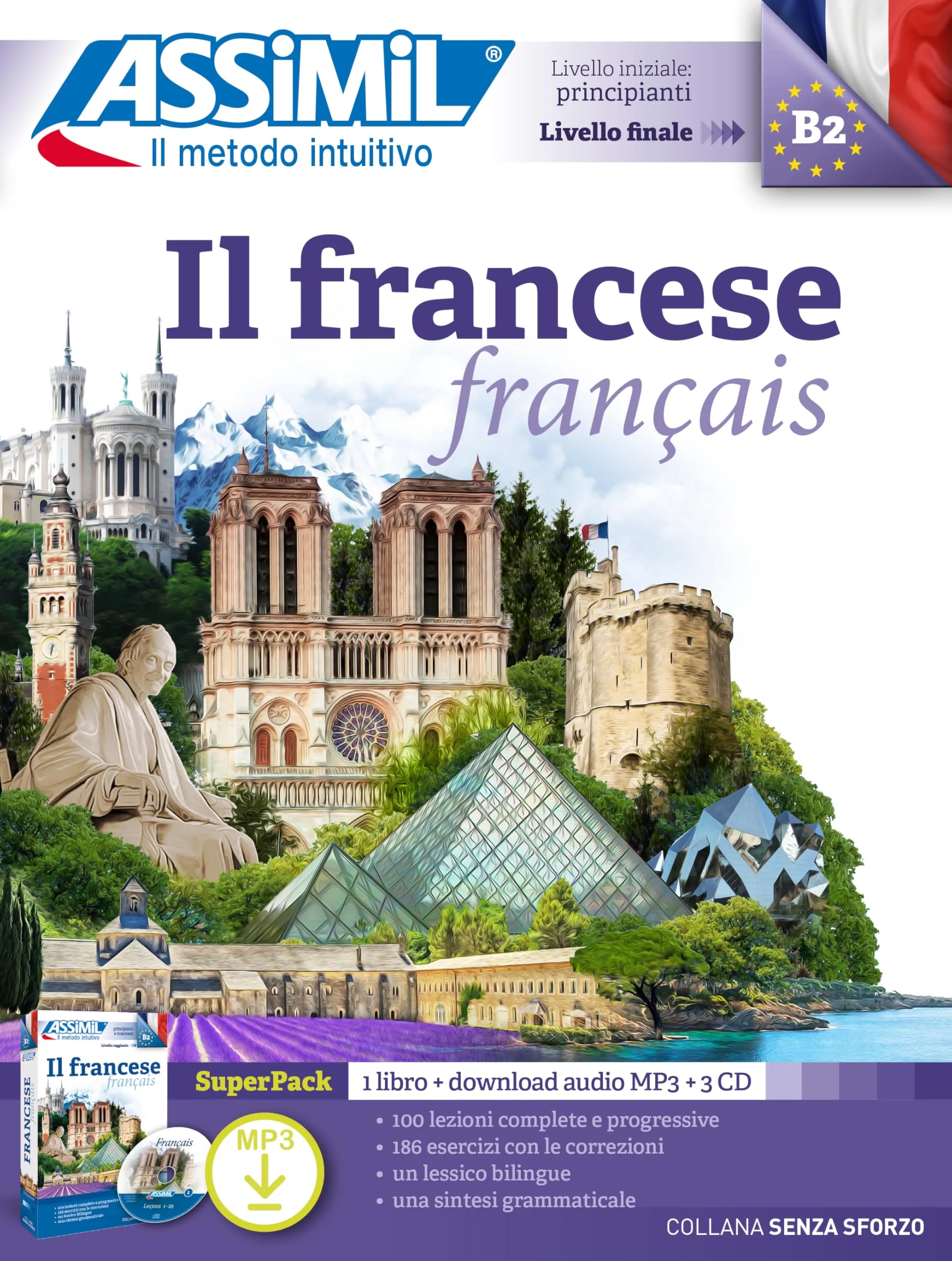 Il francese. Con 3 CD. Con mp3 in download: Superpack