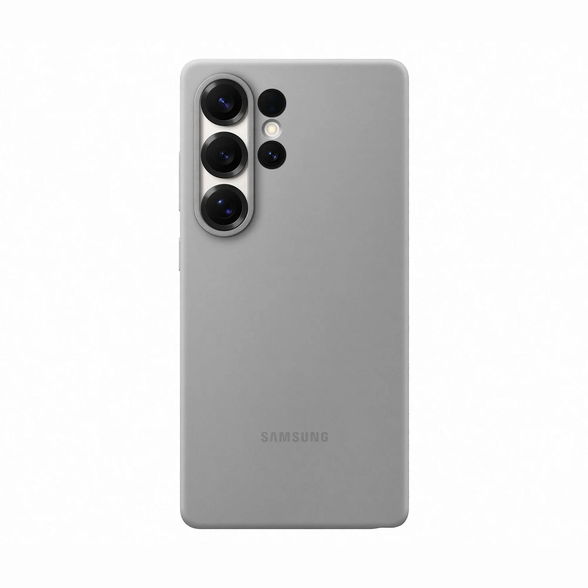 Samsung Silicone Case cover colorata in silicone per Galaxy S25 Ultra, Gray