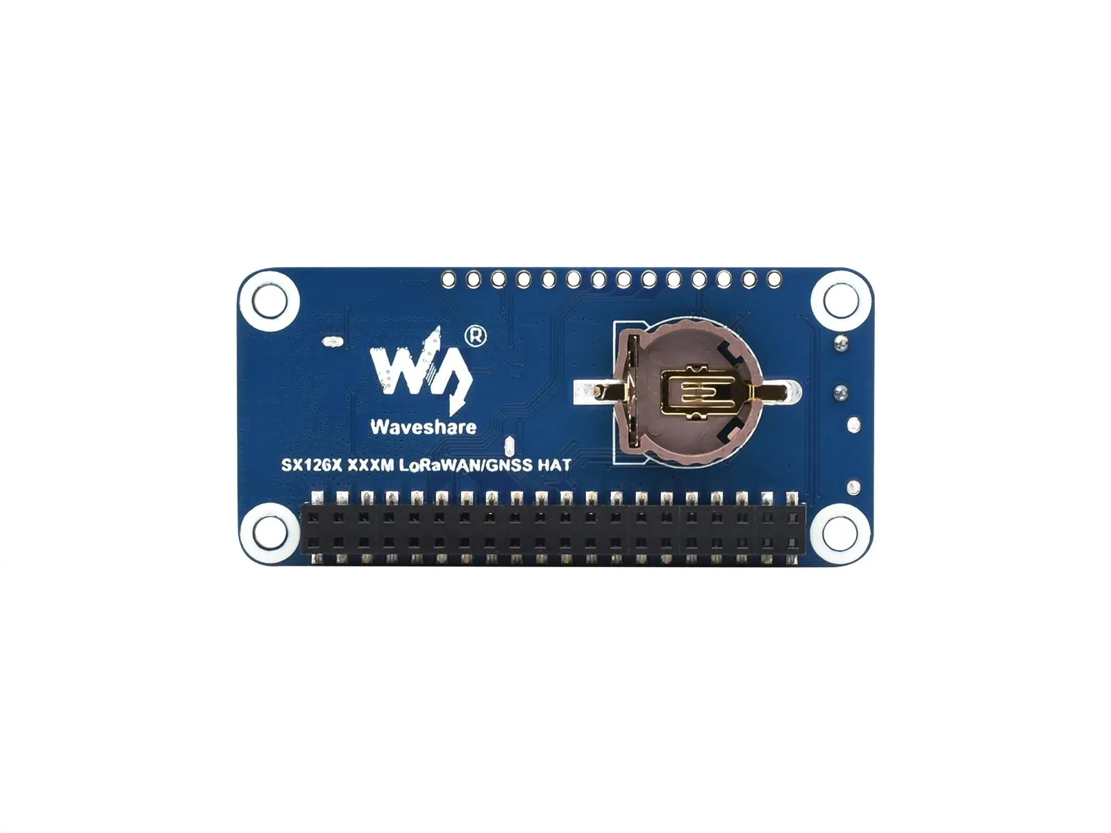 Waveshare SX1262 868/915M LoRaWAN Node Module, LoRaWAN/GNSS Expansion Board for Raspberry Pi, with L76K Module, Sucker Antenna and GPS Antenna, Suitable for HF band, for LoRaWAN Networks Building
