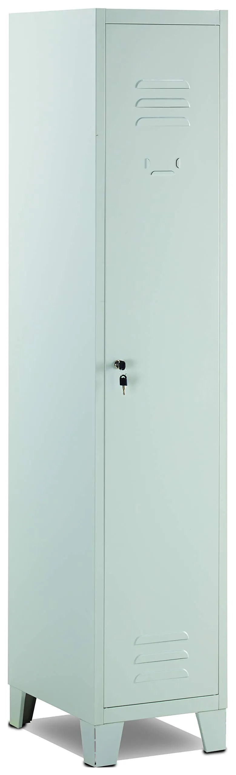 Linea Garden Friend A1844011 Armadietto spogliatoio 1 Posto Misure H 180 x 50 x 36 cm, Grigio
