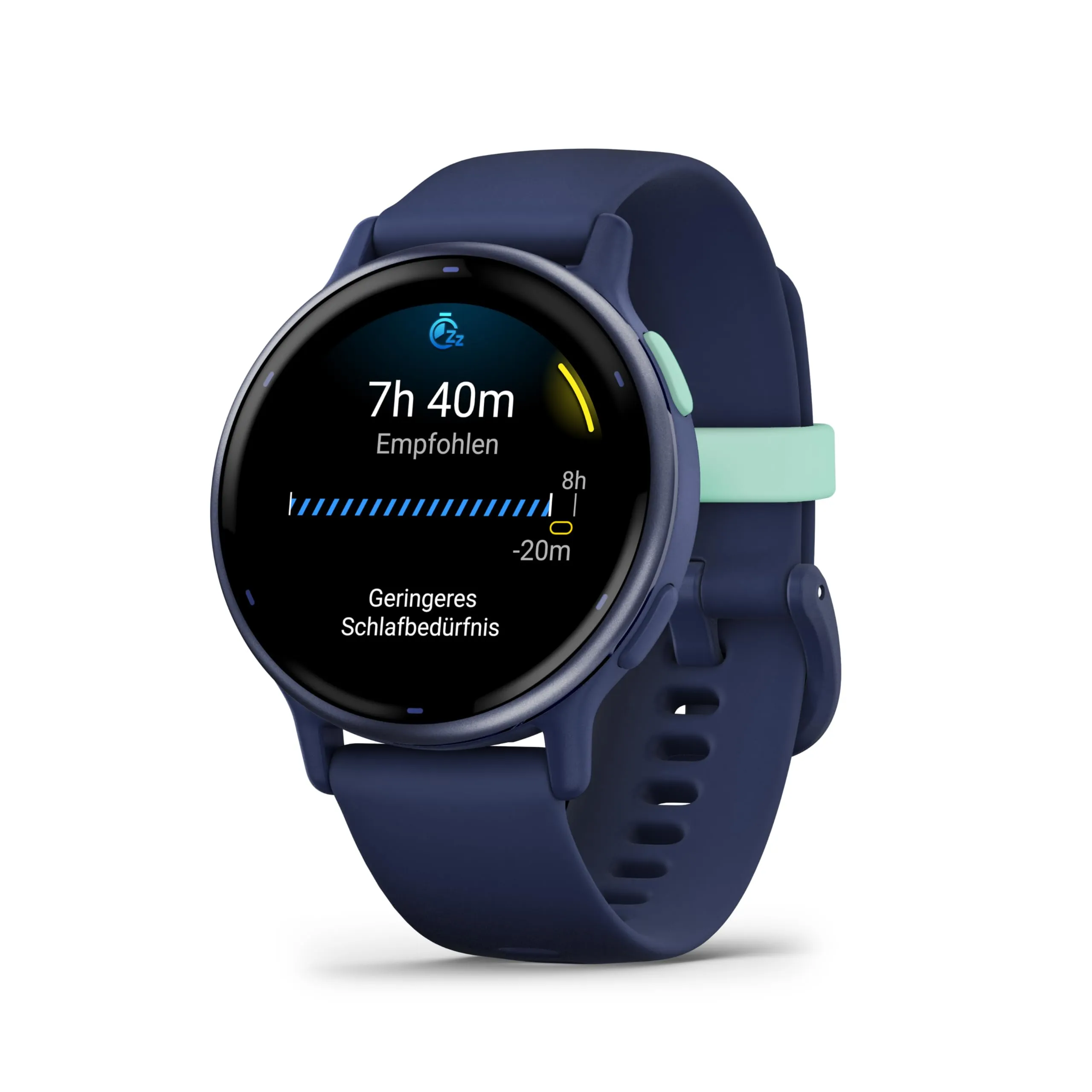 Garmin vívoactive 5, Smartwatch AMOLED 1,2", Cassa 42mm, Musica, Pay, +30 Sport, GPS, Cardio, Coach Sonno, Benefici Workout, Autonomia 11 giorni (Blue & Blue Metallic) (Ricondizionato)