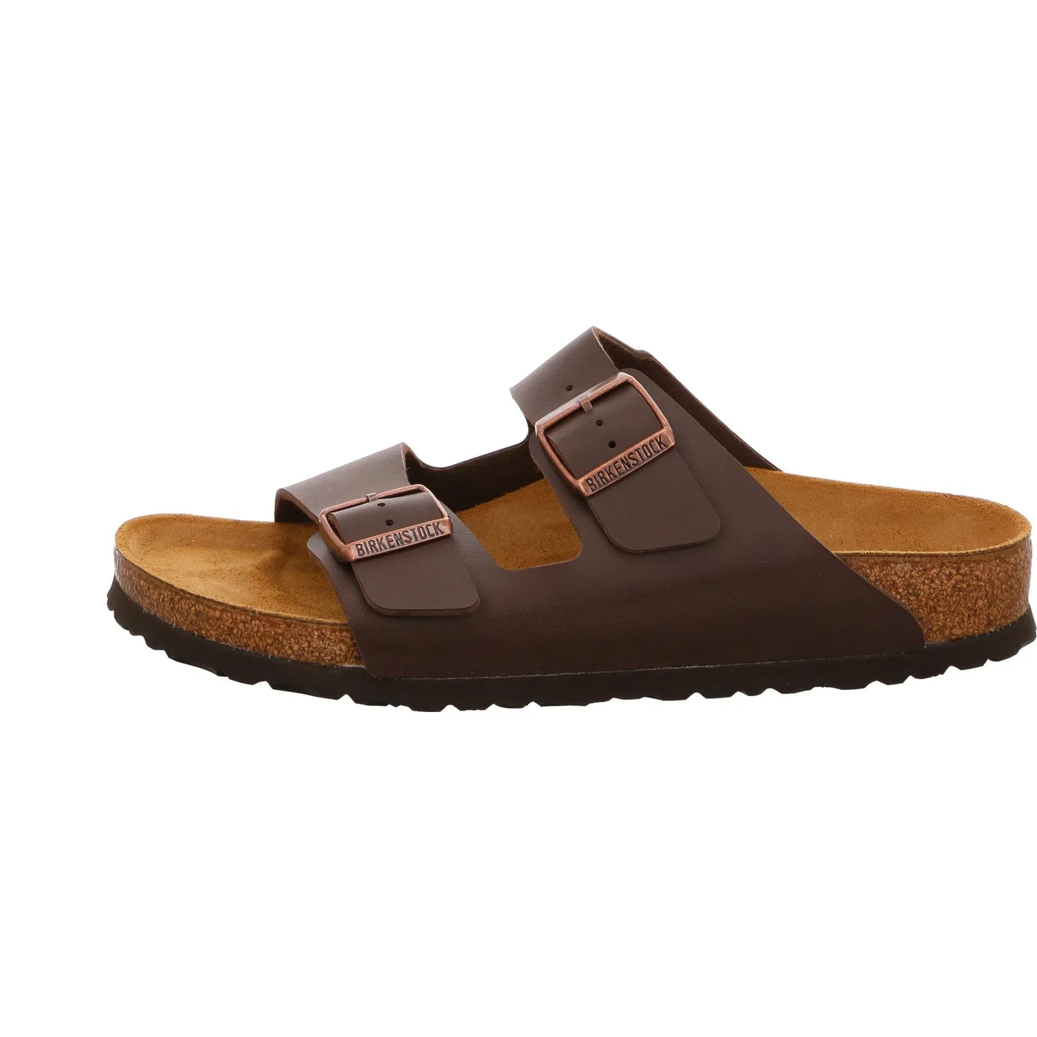 Birkenstock 051703 Arizona dark brown, Birko Flor sandalo Uomo, Dark Brown EU 46
