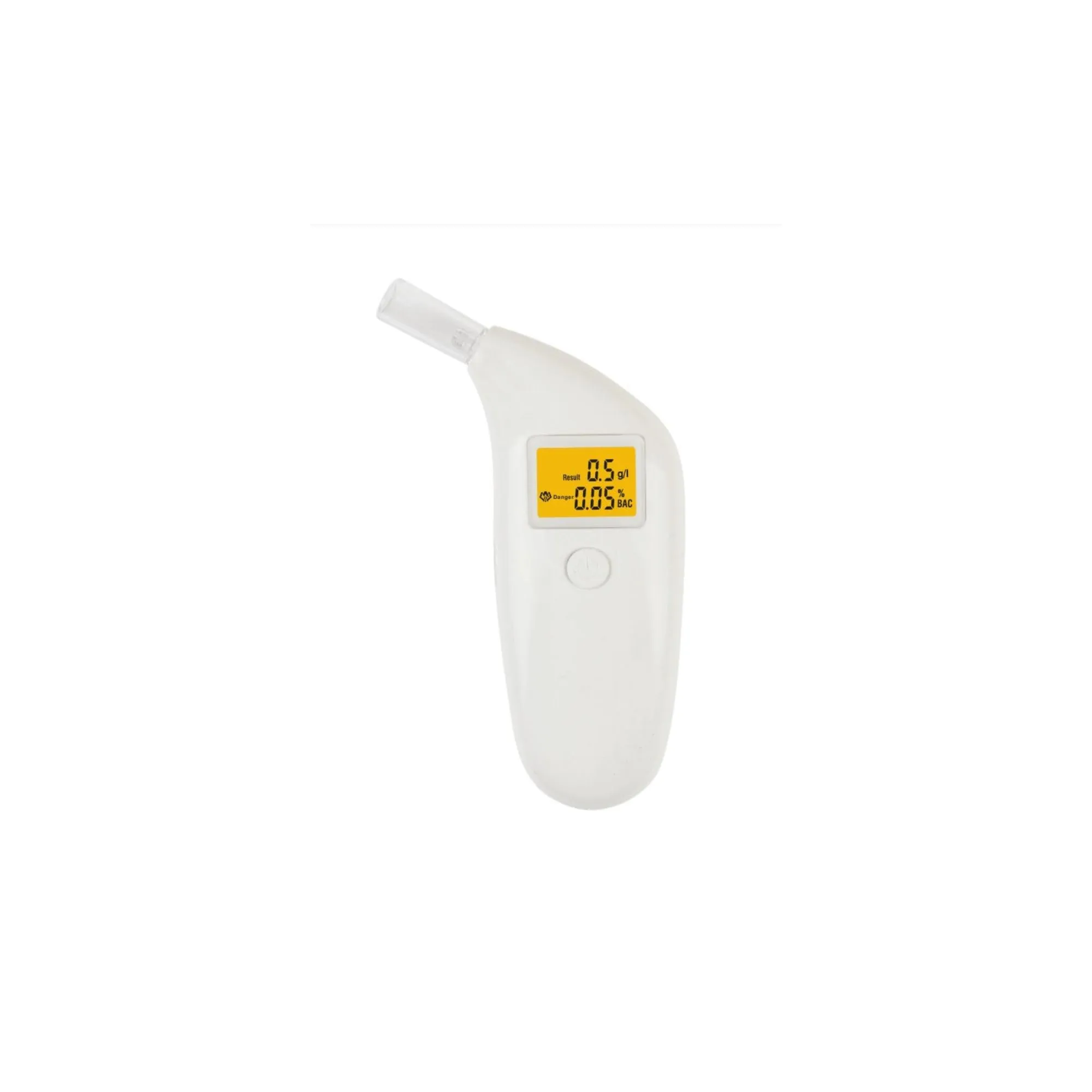 Alcool Tester Digitale Portatile con Display LCD - Misurazione BAC Precisa 0-0,20% - Spegnimento Automatico - 5 Inalatori Riutilizzabili - Etilometro Compatto e Affidabile