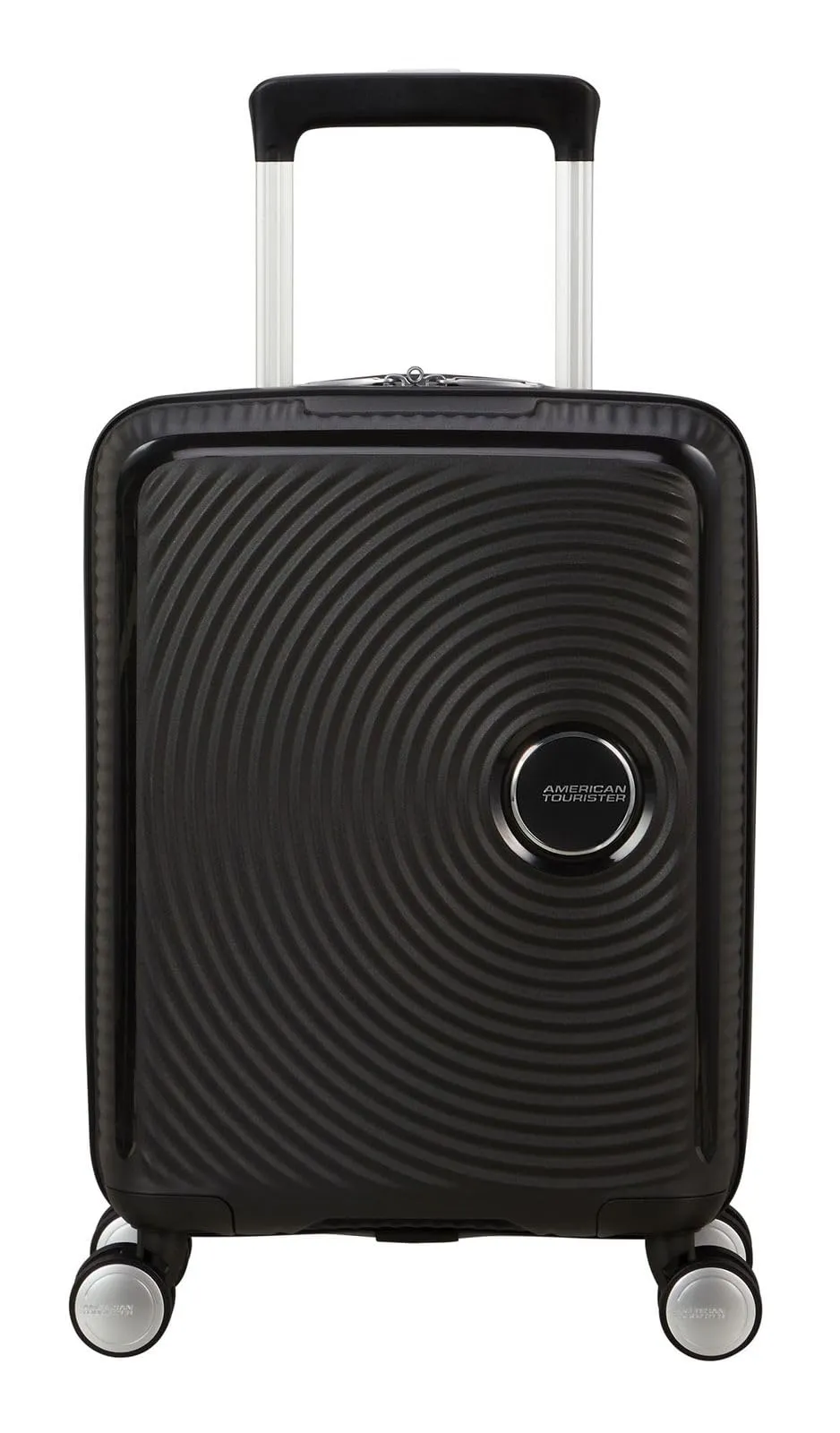 American Tourister Soundbox Mini - Spinner XS, potatura per bambini, 47 cm, 22 L, Nero (Bass Black)