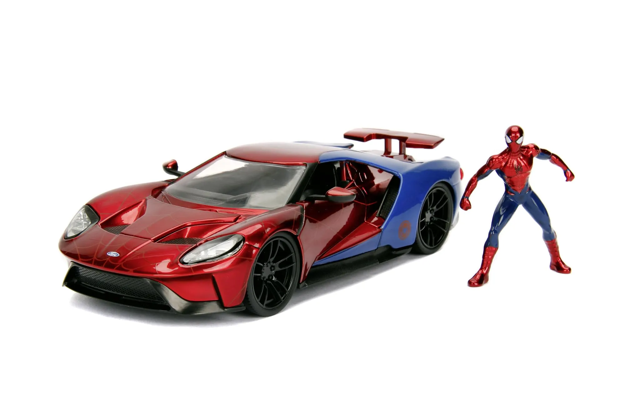Jada - Marvel Ford Gt Del 2017, 253225002, + 8 Anni, Scala 1:24, Personaggio Incluso