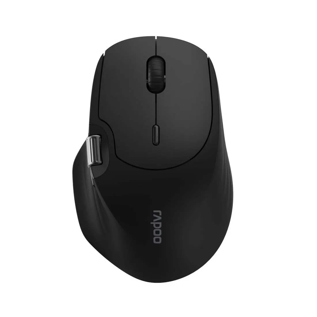 Rapoo I Mouse Wireless MT560 Multi-Mode (Mouse Computer Silenzioso, 3200 dpi, Batteria Ricaricabile, Ergonomico) Nero