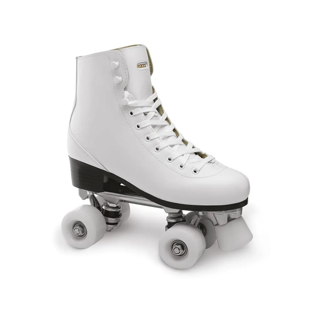 Roces RC2 ClassicCut Roller Pattini a rotelle/Pattinaggio Artistico, Unisex, RC2 Classicroller, Bianco, 37