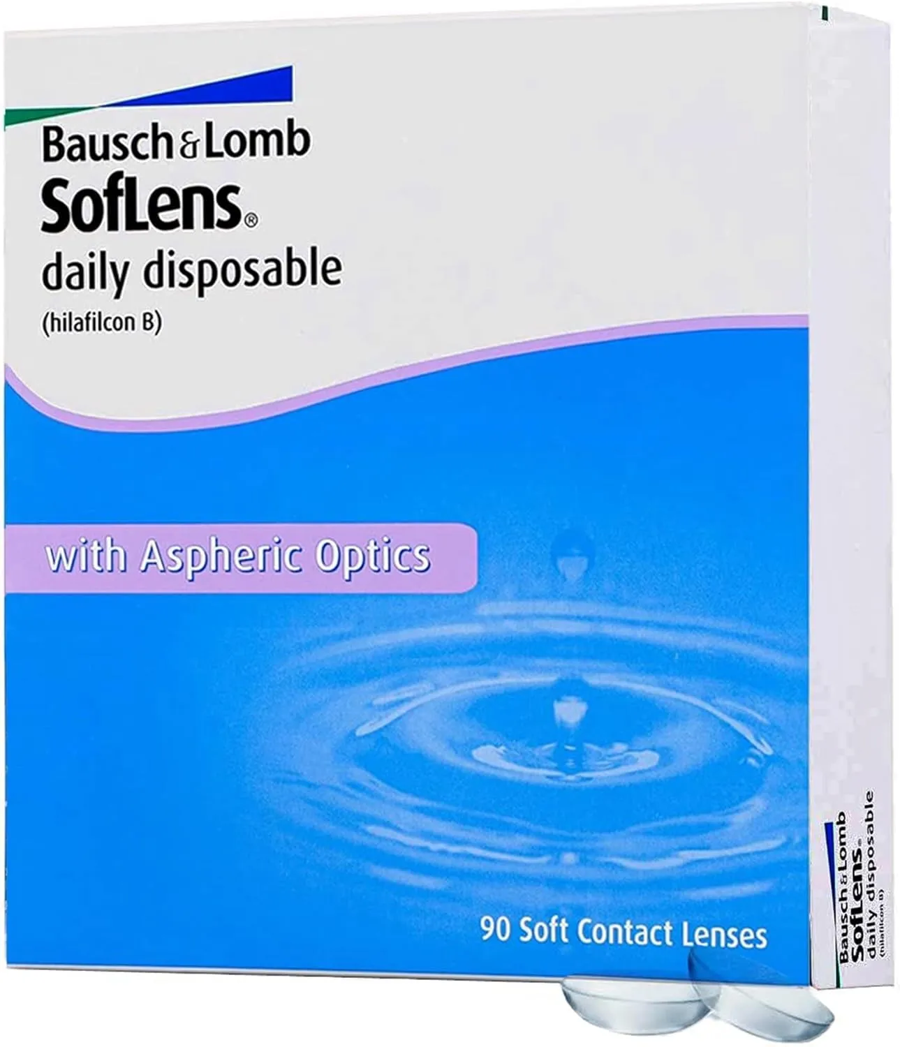 SofLens Daily Disposable Lenti a Contatto Giornaliere, 90 Lenti, BC 8.6 mm, DIA 14.2 mm, -3.25 Diopt