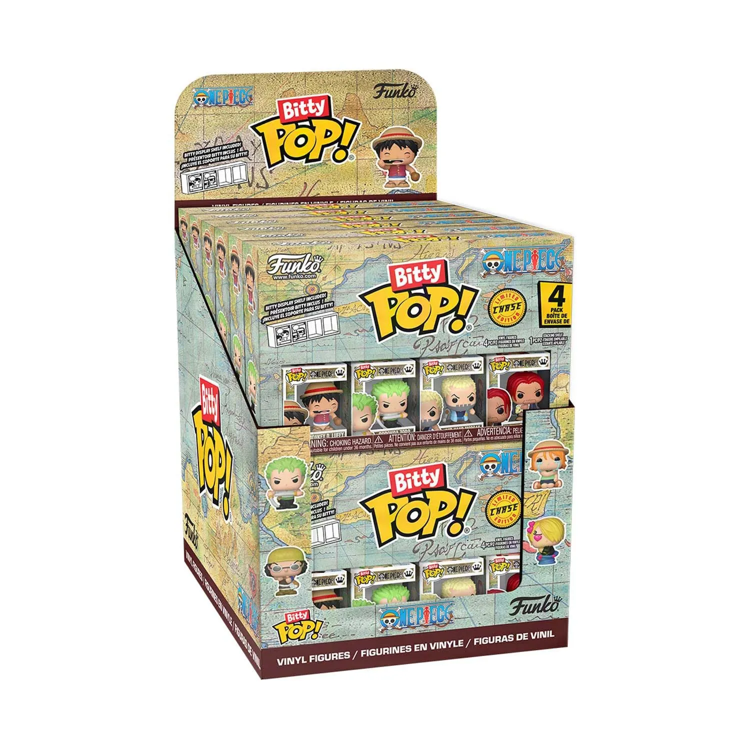 Funko Artist Bitty Pk: One Piece - 1 Of 12 To Collect - Styles Vary E una Mini Figura Misteriosa a Sorpresa - 0.9 Inch (2.2 Cm) da Collezione - Ripiano Espositivo Impilabile Incluso