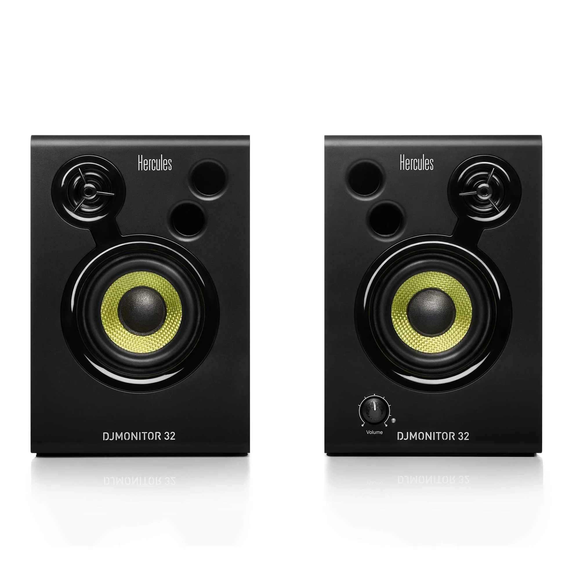 HERCULES DJMonitor 32: 2 altoparlanti attivi per monitoraggio da 15 watt RMS ciascuno
