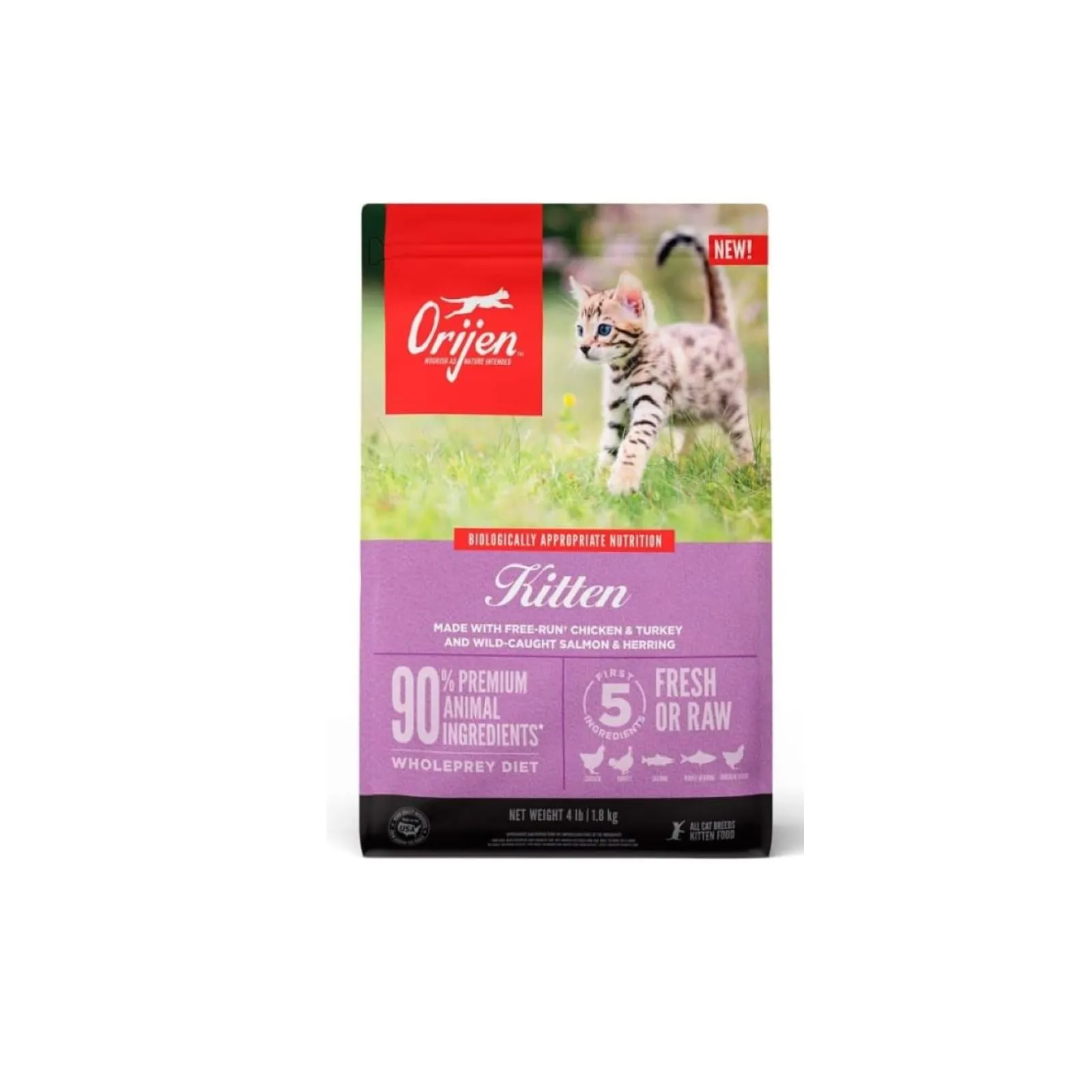 Orijen Gatto e Gattino Food, 340 g