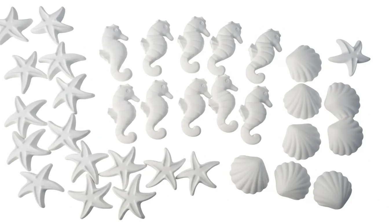 50 PZ Gessetti profumati FORME MARINE
