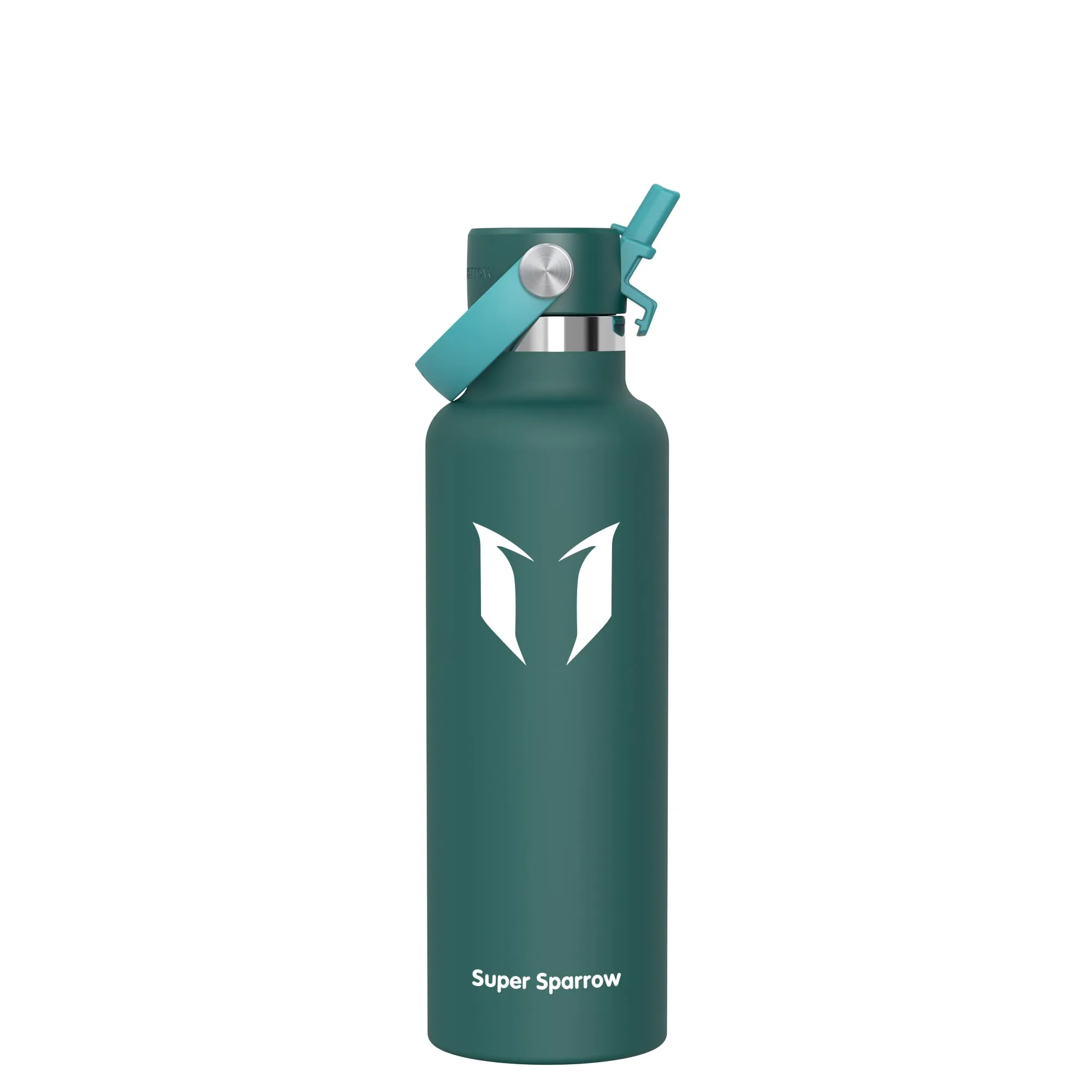 Super Sparrow Borraccia Termica, Ultraleggero Acciaio Inox 18/10 Bottiglia Termica - 750ml - Senza BPA Borracce, Thermos per Bambini, Scuola, Sport, Campeggio, Yoga, Palestra, Ciclismo
