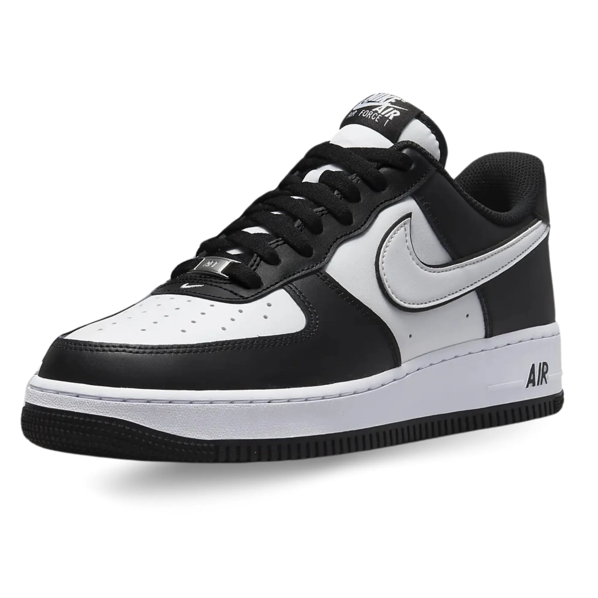 NIKE Air Force 1 '07 'Panda' Sneakers Uomo, nero, bianco, nero., 42 EU