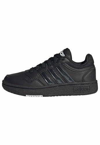 adidas Hoops , Sneakers Unisex - Bambini, Nero (Core Black/Core Black/Ftwr White), 38 2/3 EU