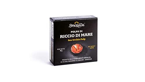 Polpa di riccio di mare freschi smeralda vasetto di ricci in scatola 70gr prodotti ittici sardi sardegna
