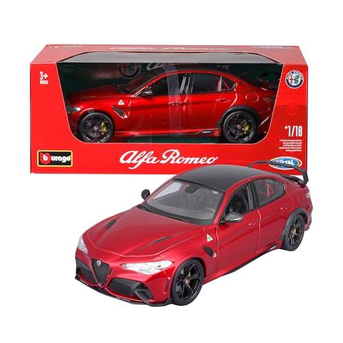 Burago, Alfa Romeo Giulia GTAm 2020 Red - 1:18