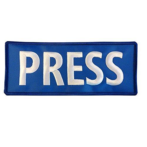 PRESS Big XL 10x4 inch Vest Tactical Embroidered Nylon Touch Fastener Patch