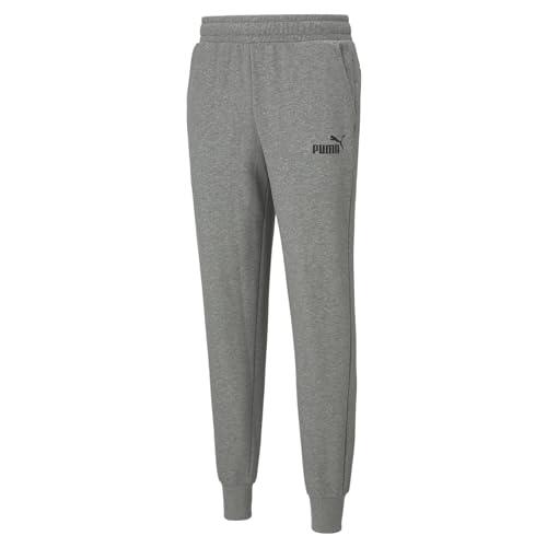 PUMHB|#Puma Ess Logo Pants TR Cl Pantaloni Tuta, Uomo, Medium Gray Heather, S