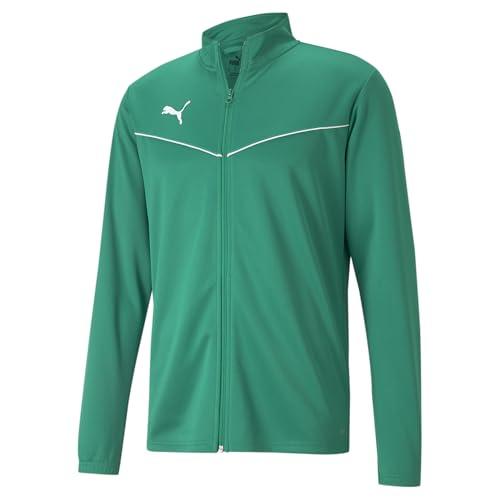 PUMA teamRISE Training Poly Jacket, Giacca sportiva Uomo, Pepper Green/White, M