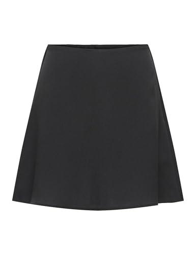 ONLY Onlnova Life Elite Jean Skort, Nero, M Donna