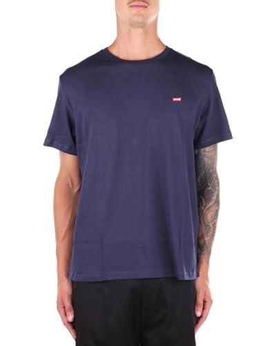 Levi's Ss Original Housemark Tee, Maglietta Uomo, Cotton + Patch Dress Blues, S